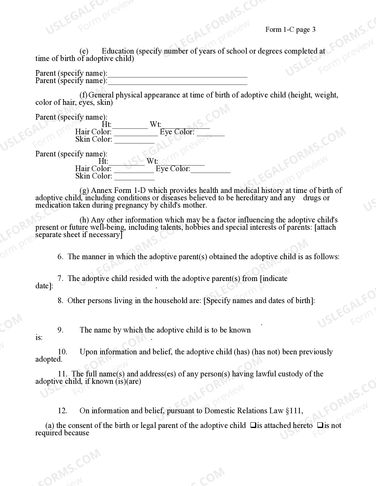 Preview Petition for Adoption - Private-Placement