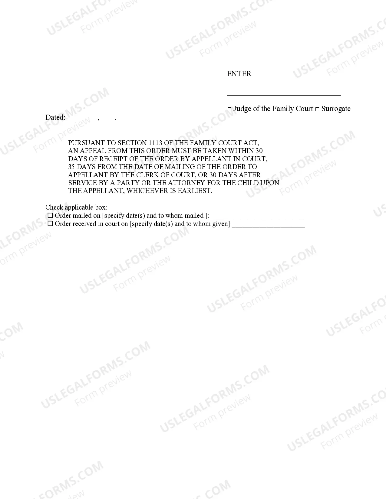 Preview Order Regarding Venue