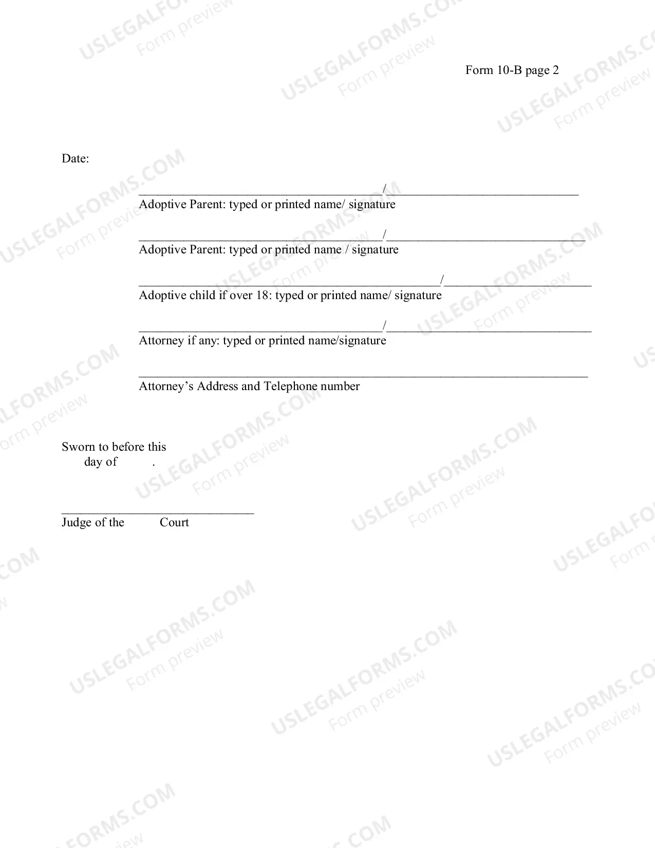 Preview Supplemental Affidavit - Private-Placement
