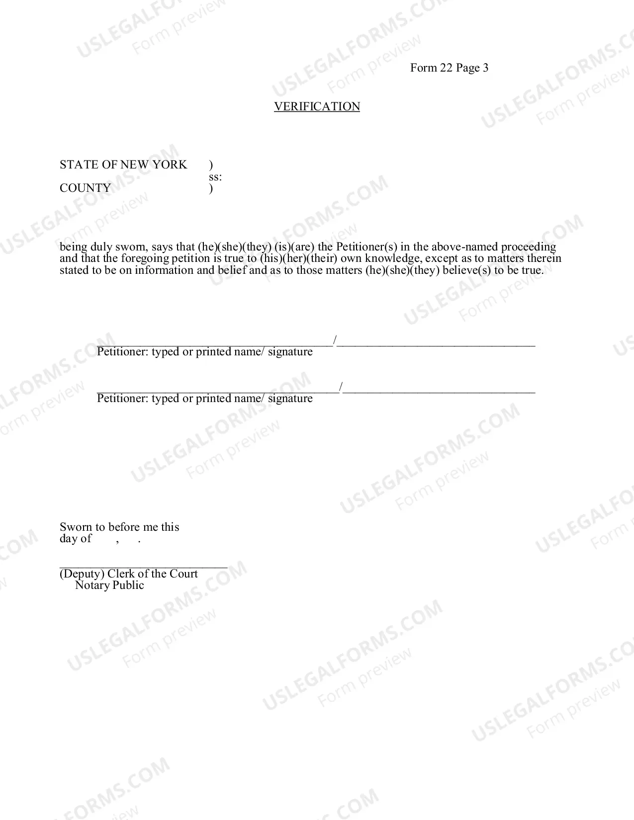 Preview Petition - Certification as a Qualified Adoptive Parent