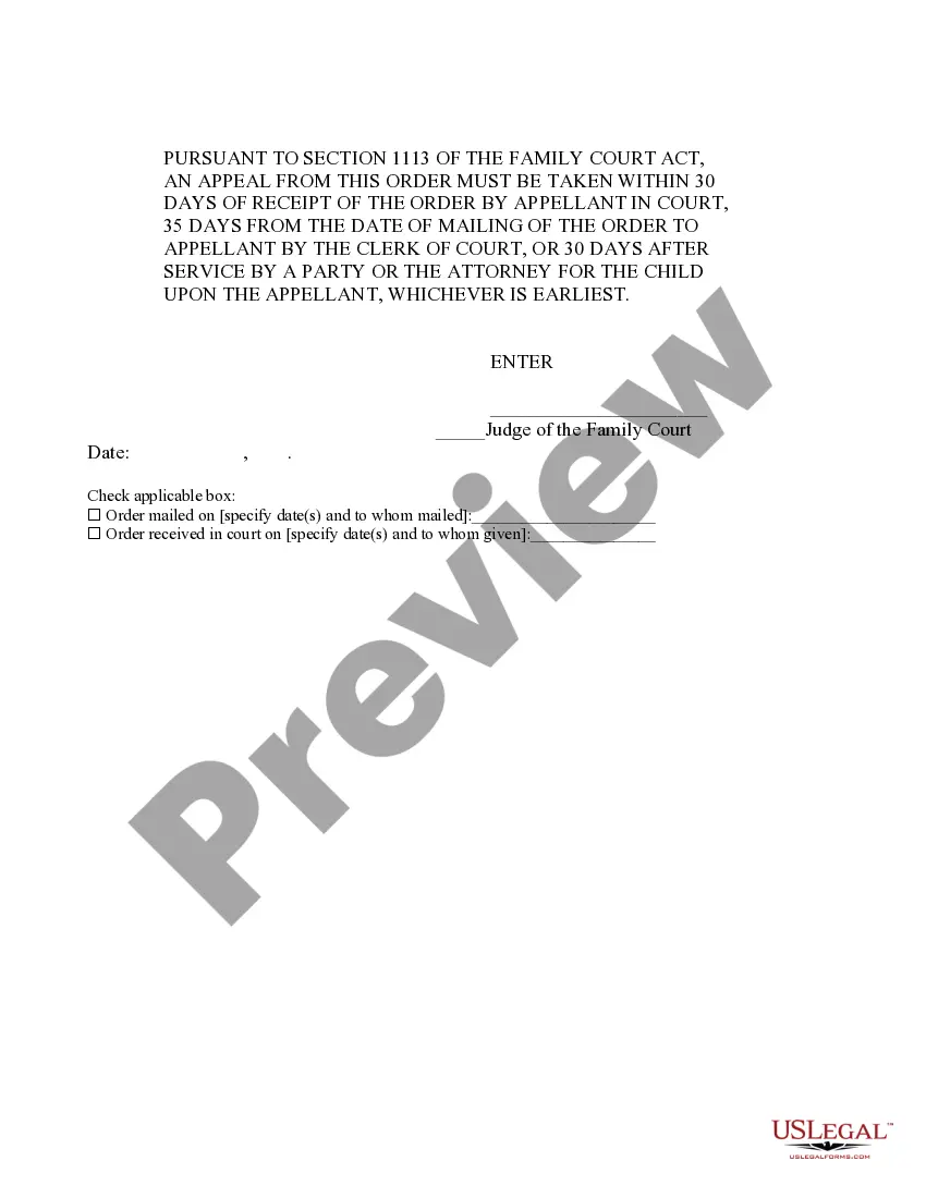 Preview Order for Investigation