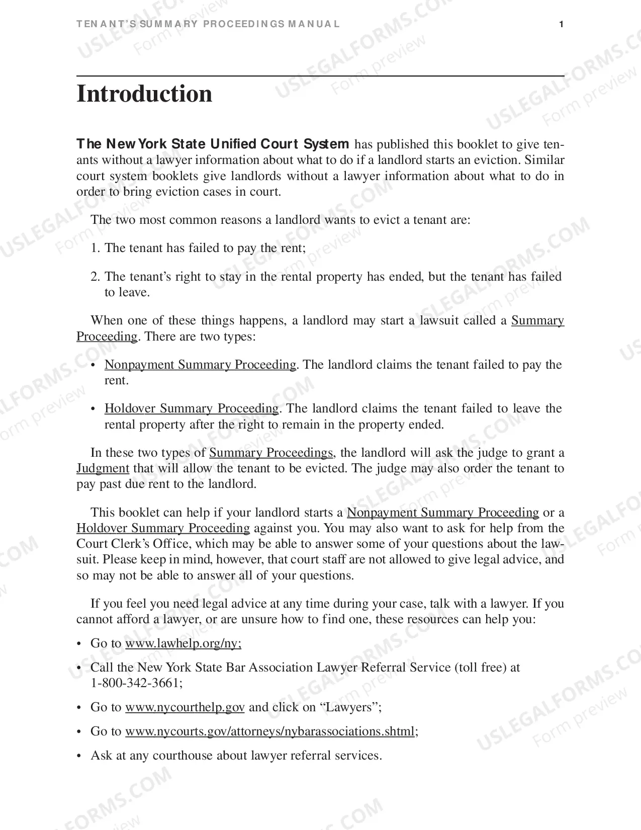 Preview Tenant Guide