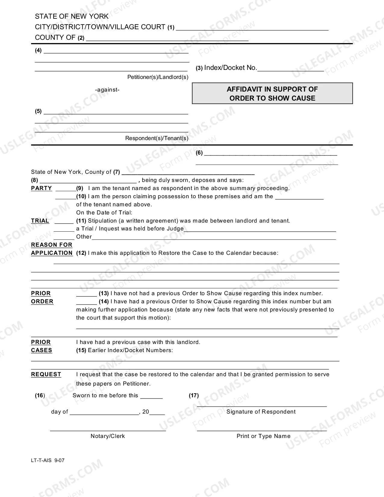 Preview Tenant Forms Packet with Instructions