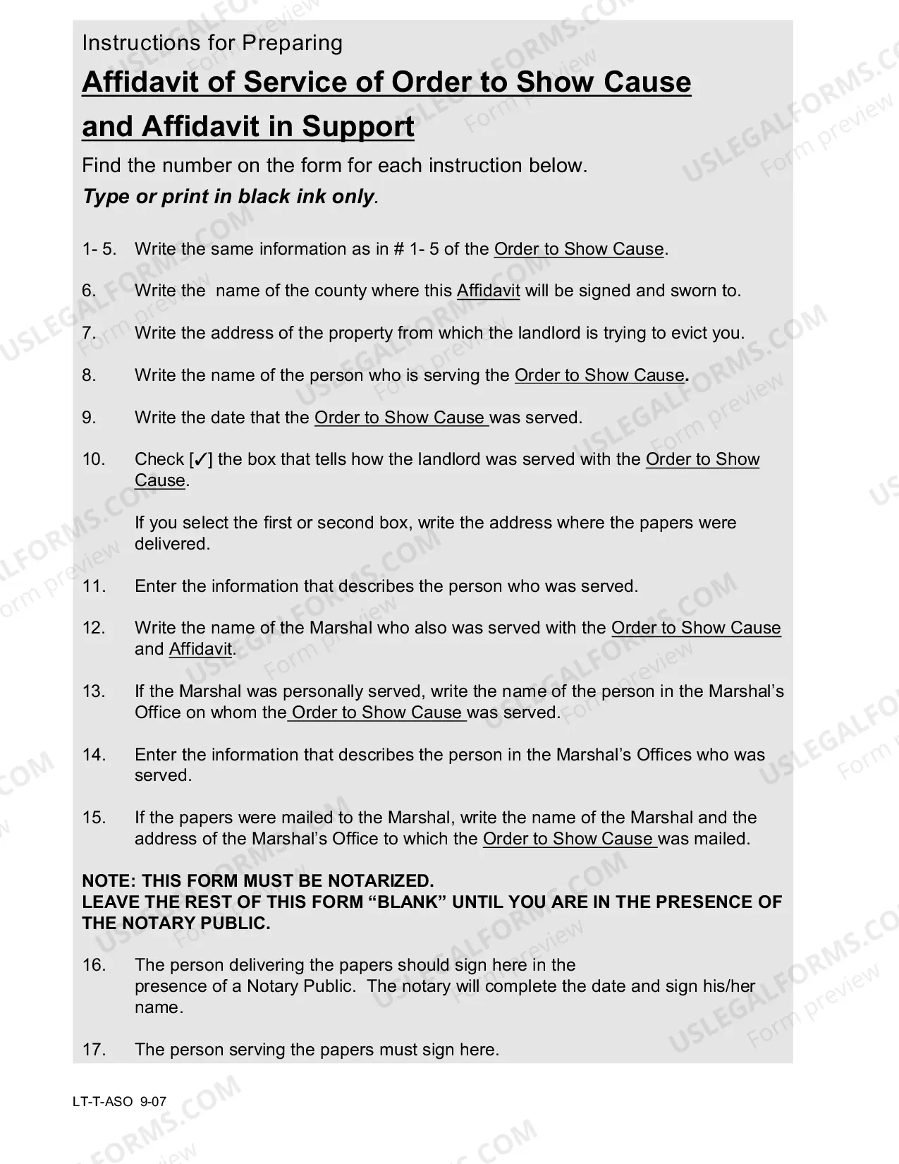 Preview Tenant Forms Packet with Instructions