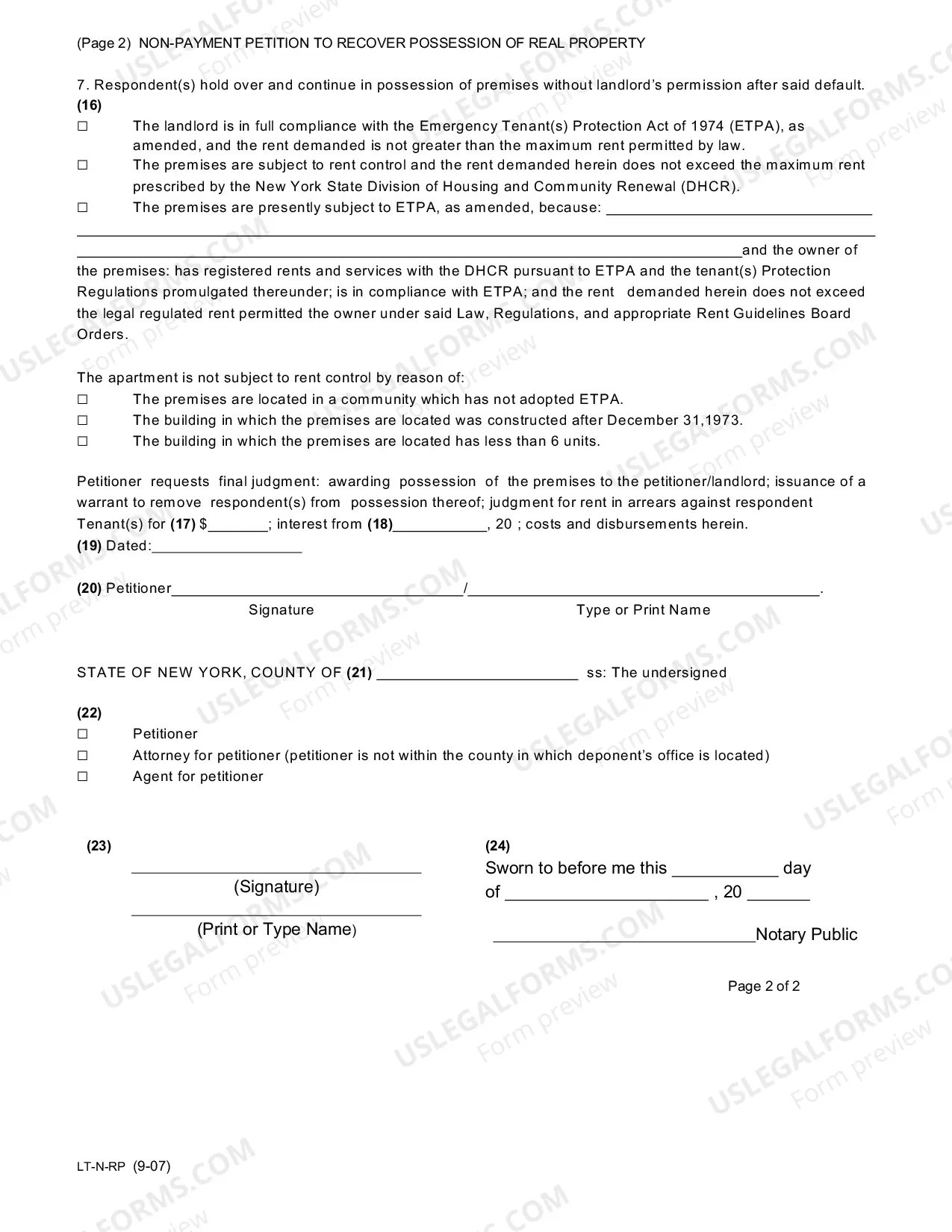 Preview Landlord Non-Payment Forms Packet with Instructions
