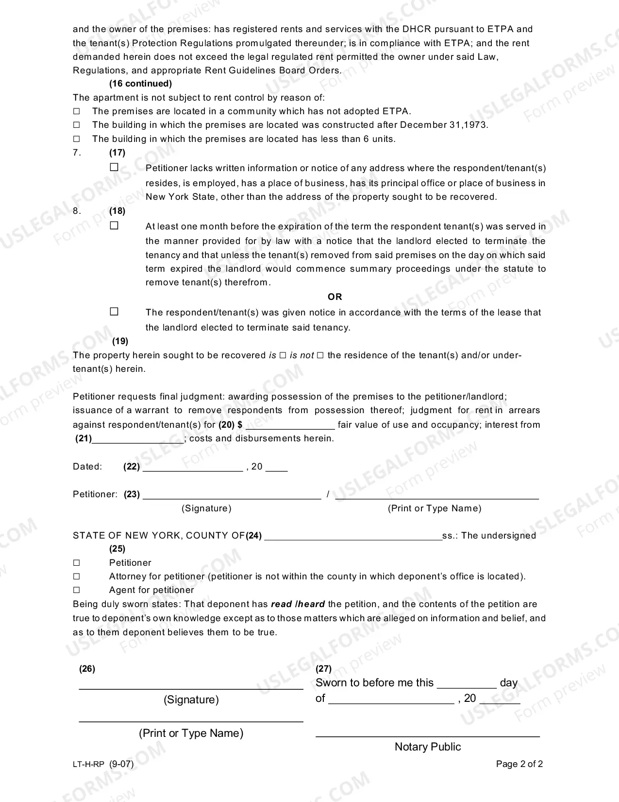 Preview Landlord Holdover Forms Packet With Instructions