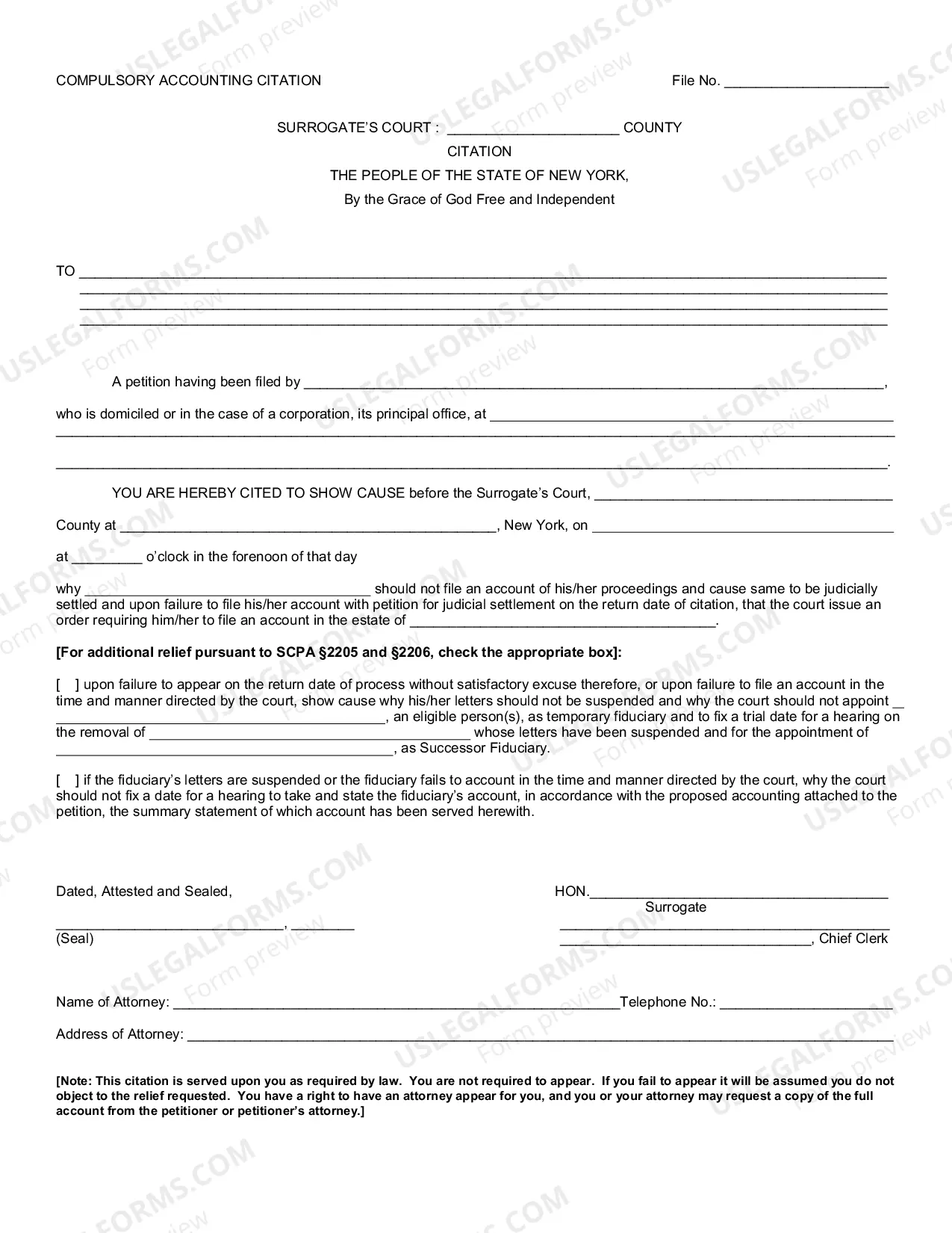 Preview Petition for Compulsory Accounting & Related Relief