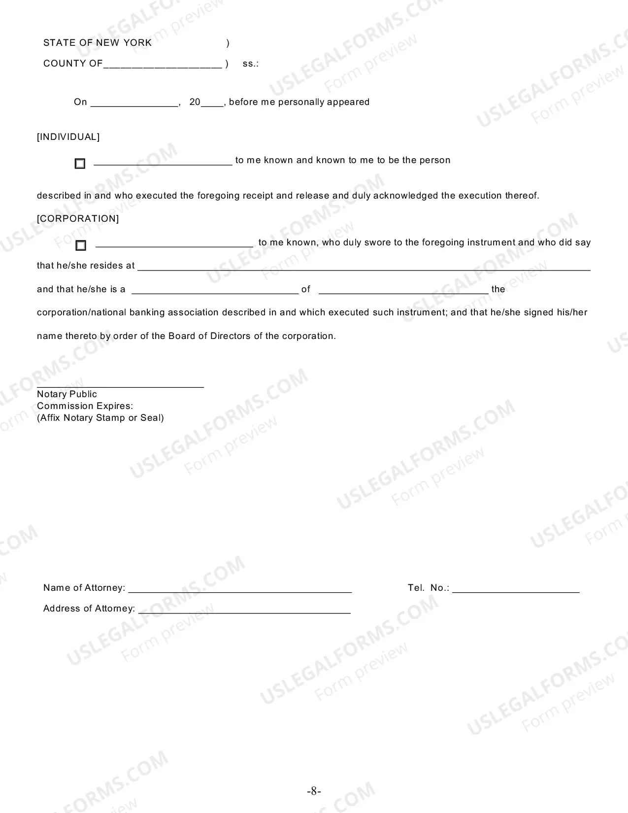 Preview Non-Trust Accounting Forms