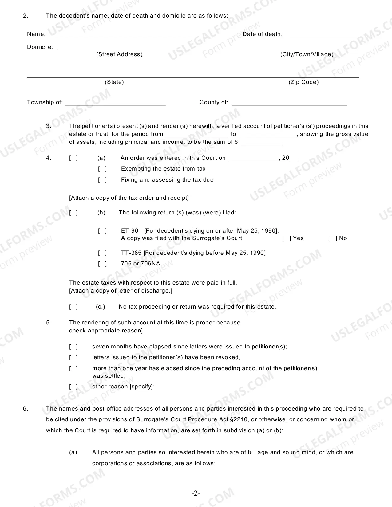 Preview Trust Accounting Forms