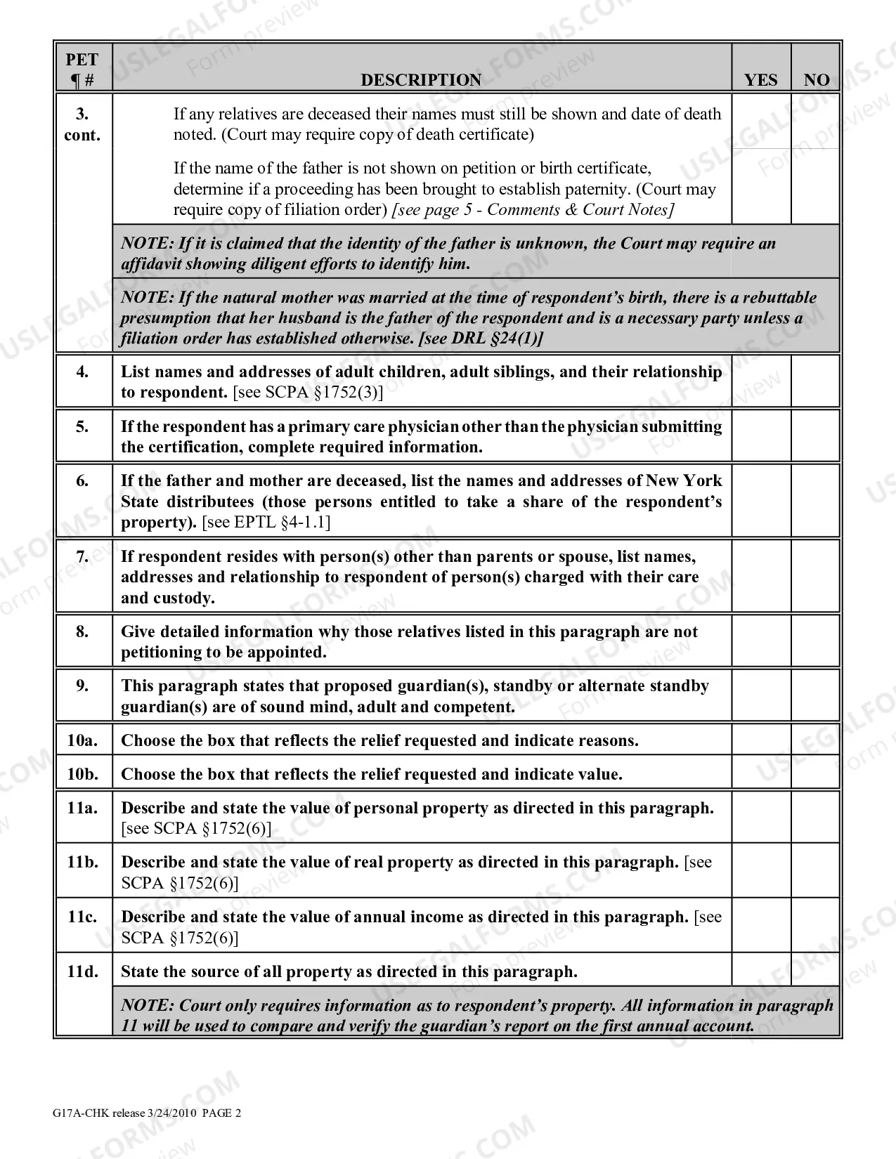Preview 17-A Guardianship Proceeding Checklist of Intellectually Disabled Or Developmentally Disabled Person