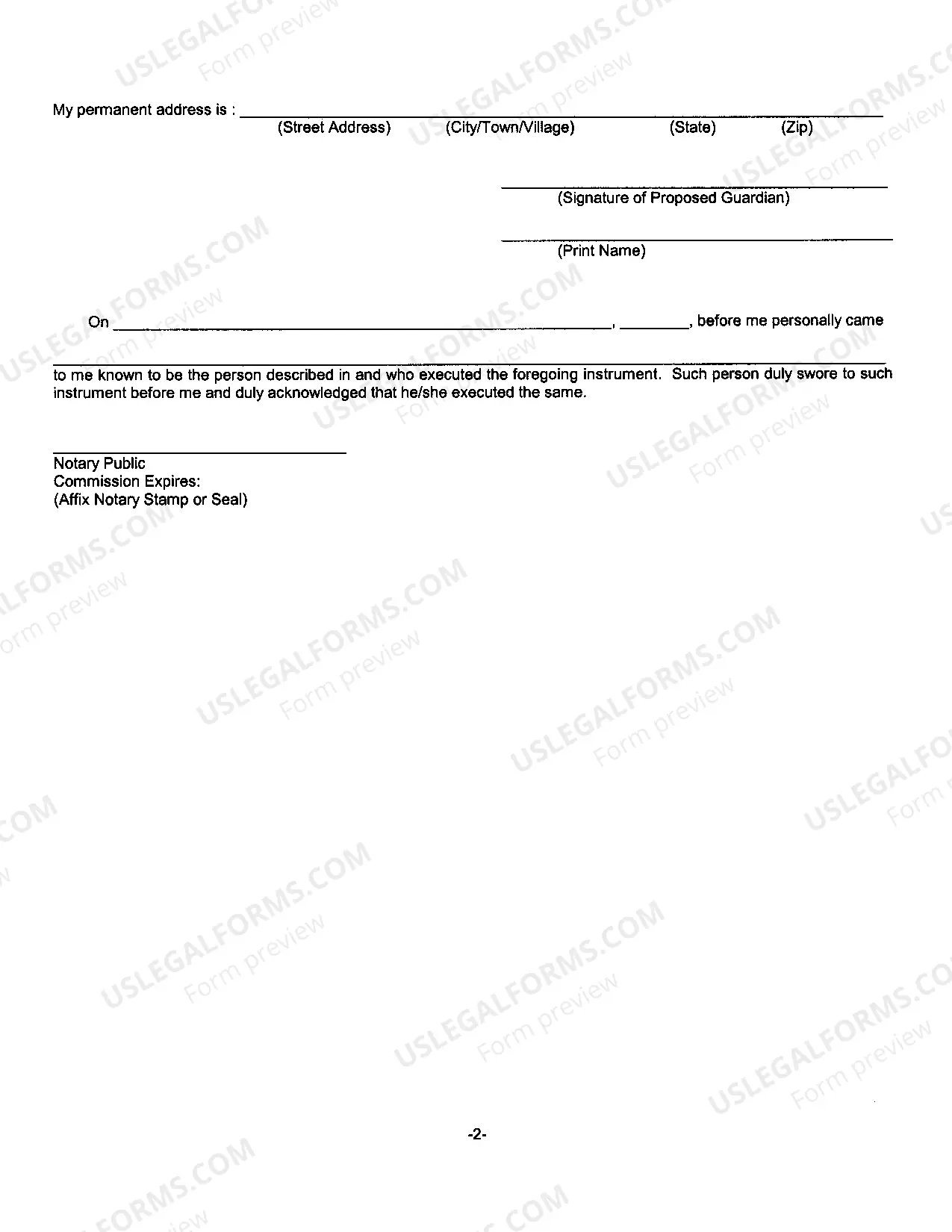 Preview Consent Oath and Designation