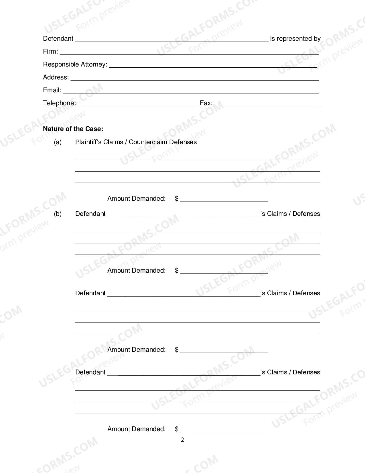 Preview Preliminary Conference Order