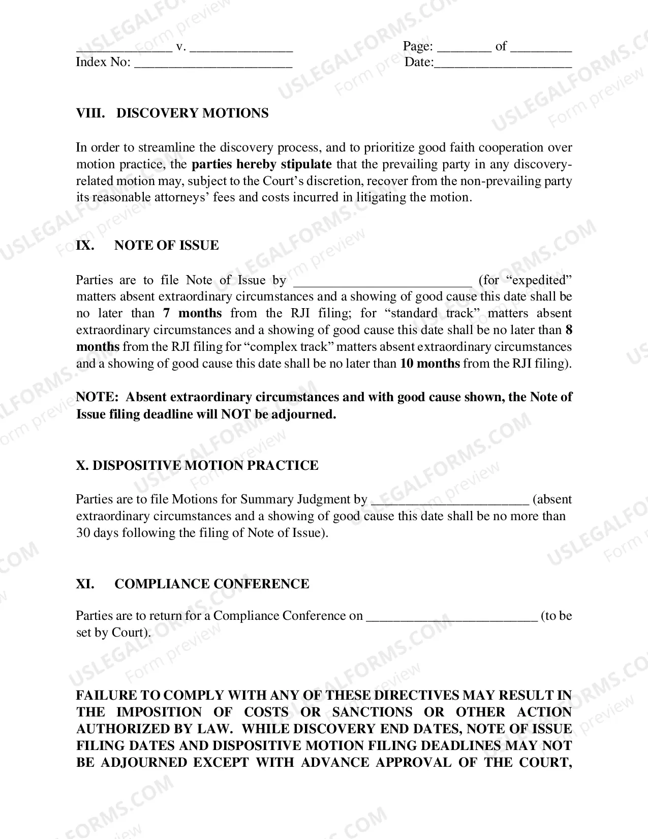 Preview Preliminary Conference Order (Part3)