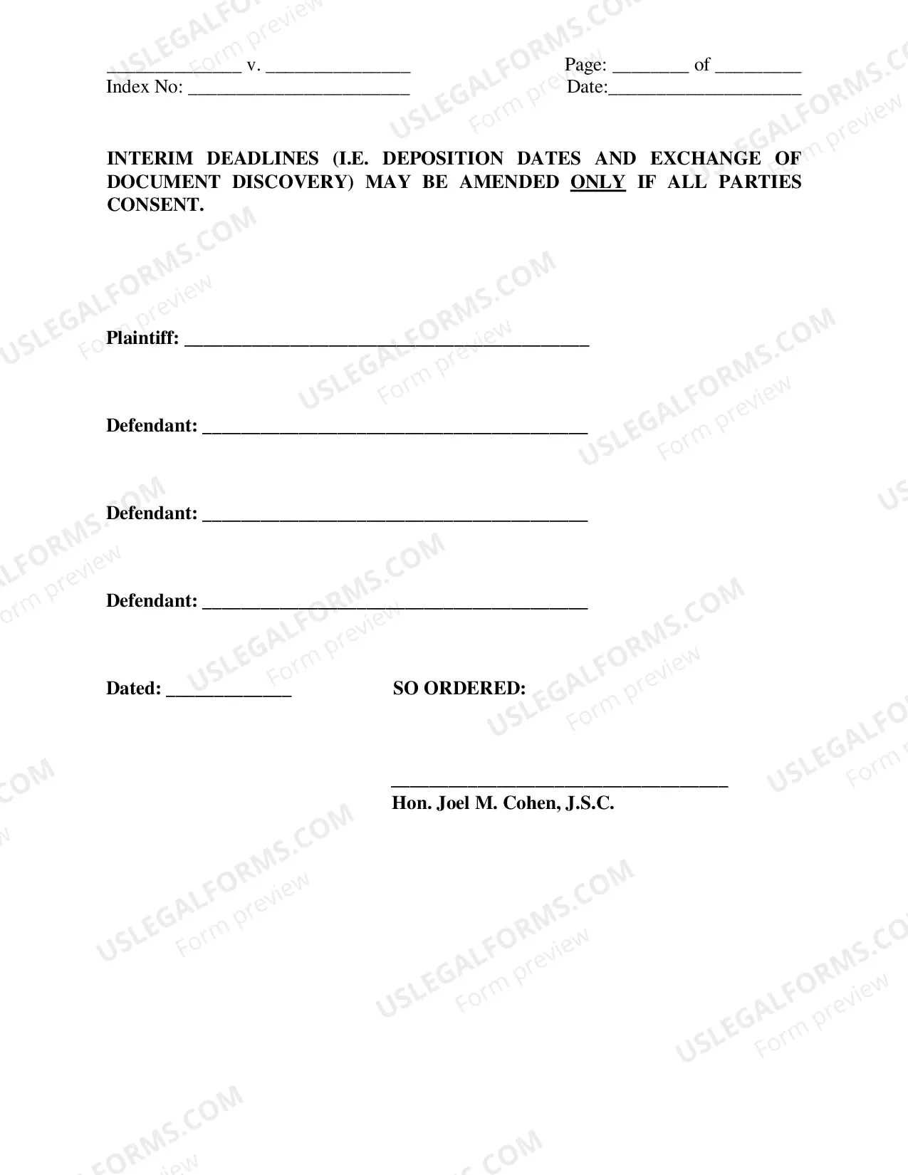 Preview Preliminary Conference Order (Part3)