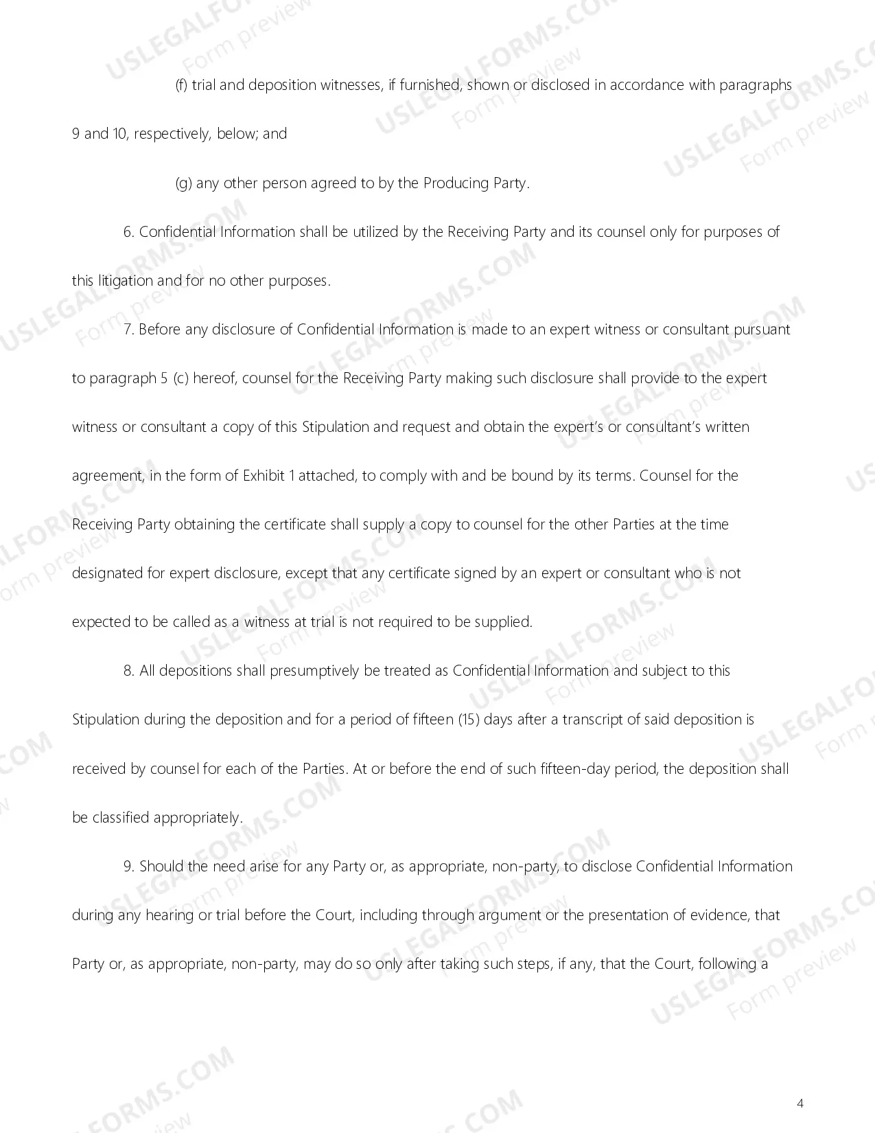 Preview Stipulation And Order For Production And Exchange of Confidential Information And Confidential Material Agreement