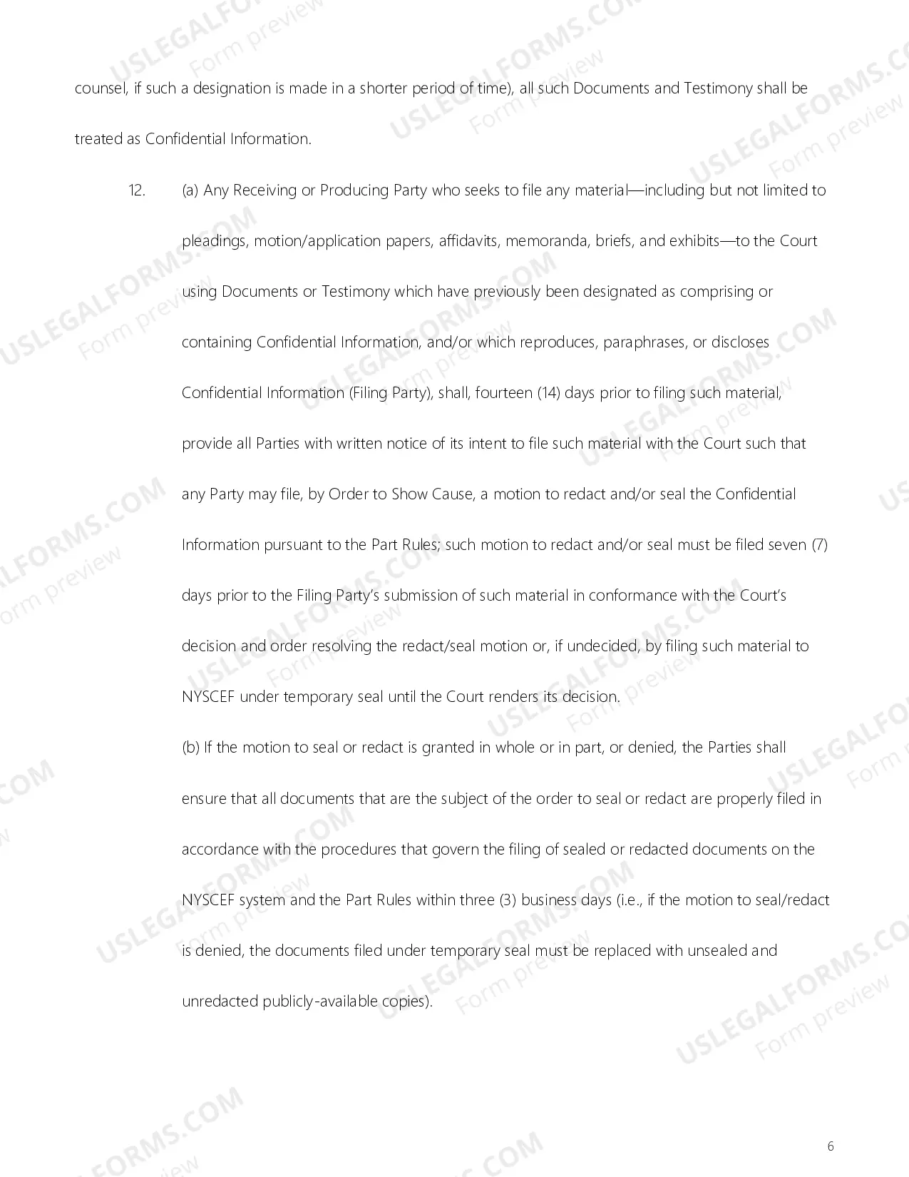 Preview Stipulation And Order For Production And Exchange of Confidential Information And Confidential Material Agreement