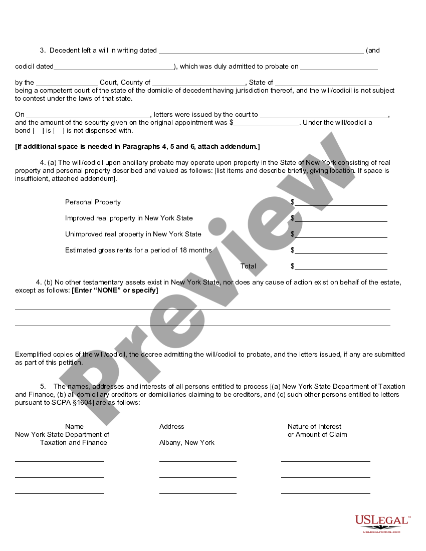 suffolk-new-york-petition-for-ancillary-probate-us-legal-forms