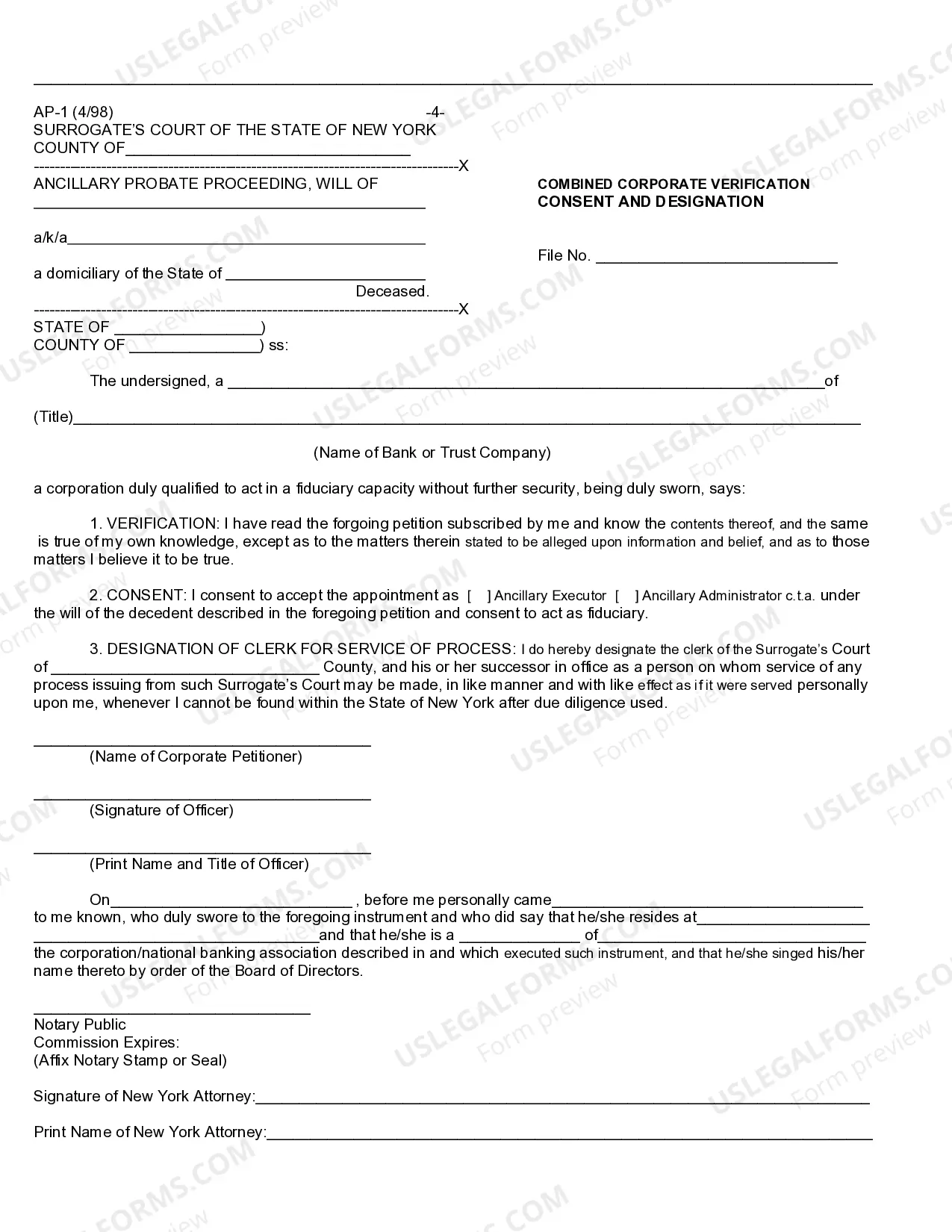 Preview Petition For Ancillary Probate