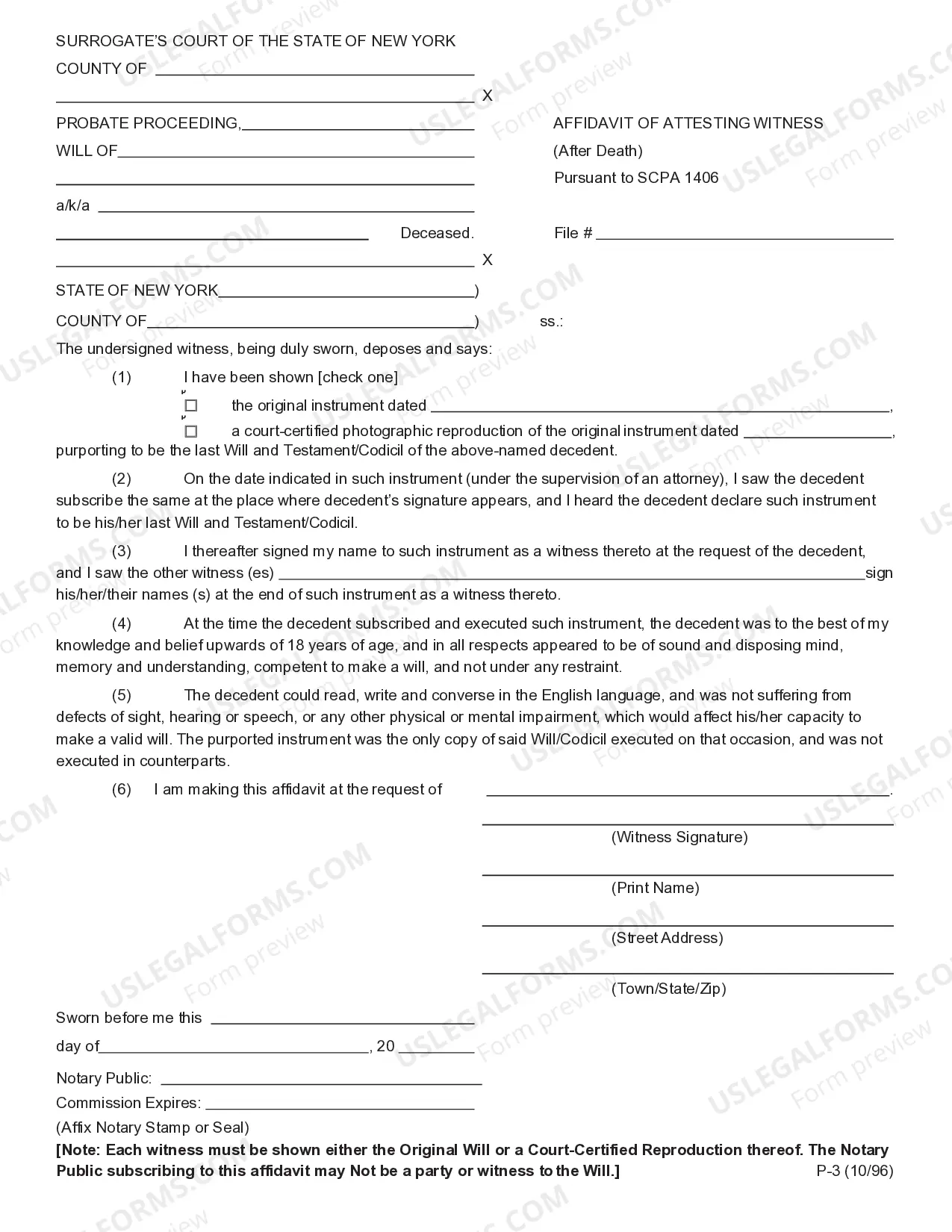 Preview Petition For Probate