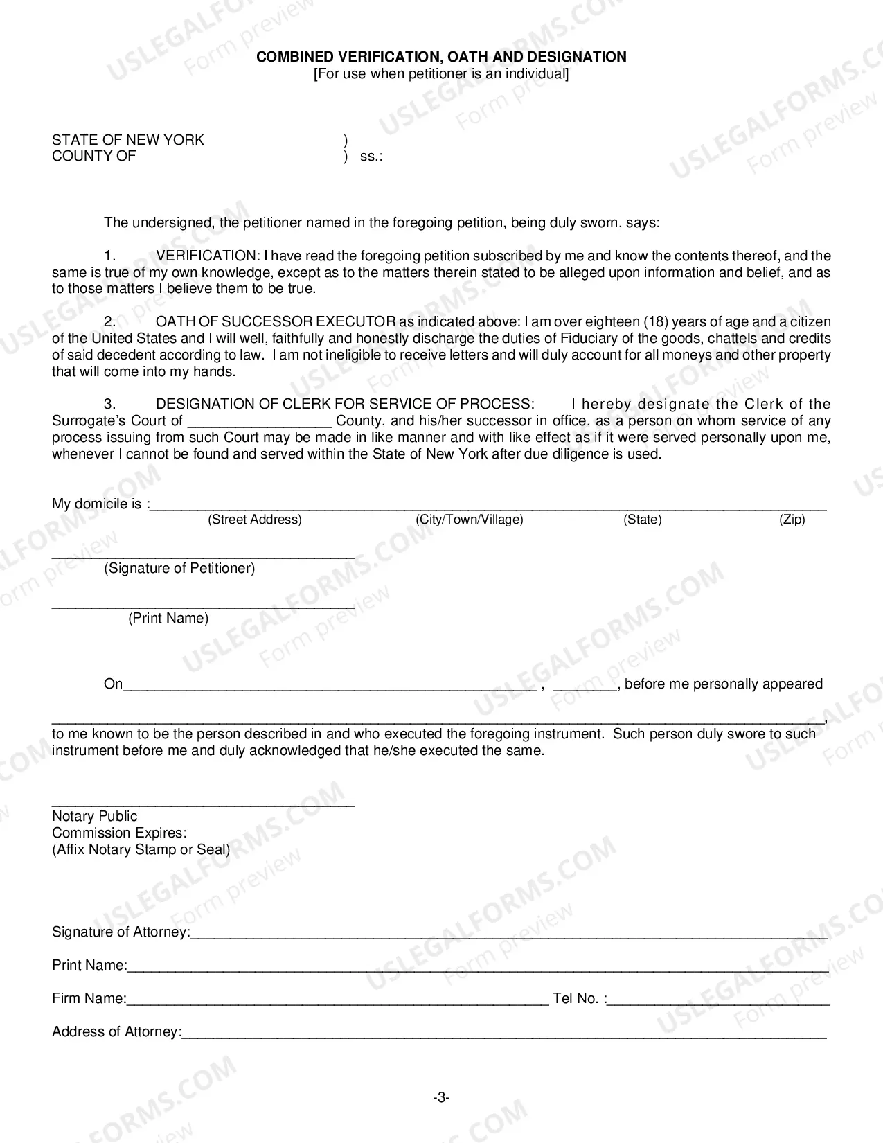 Preview Surrogate-P-14 PETITION FOR SUCCESSOR LETTERS TESTAMENTARY