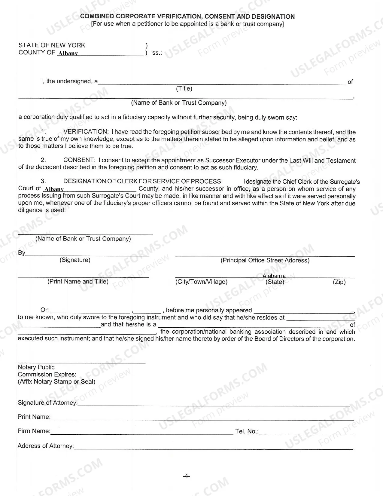 Preview Successor Letters Testamentary