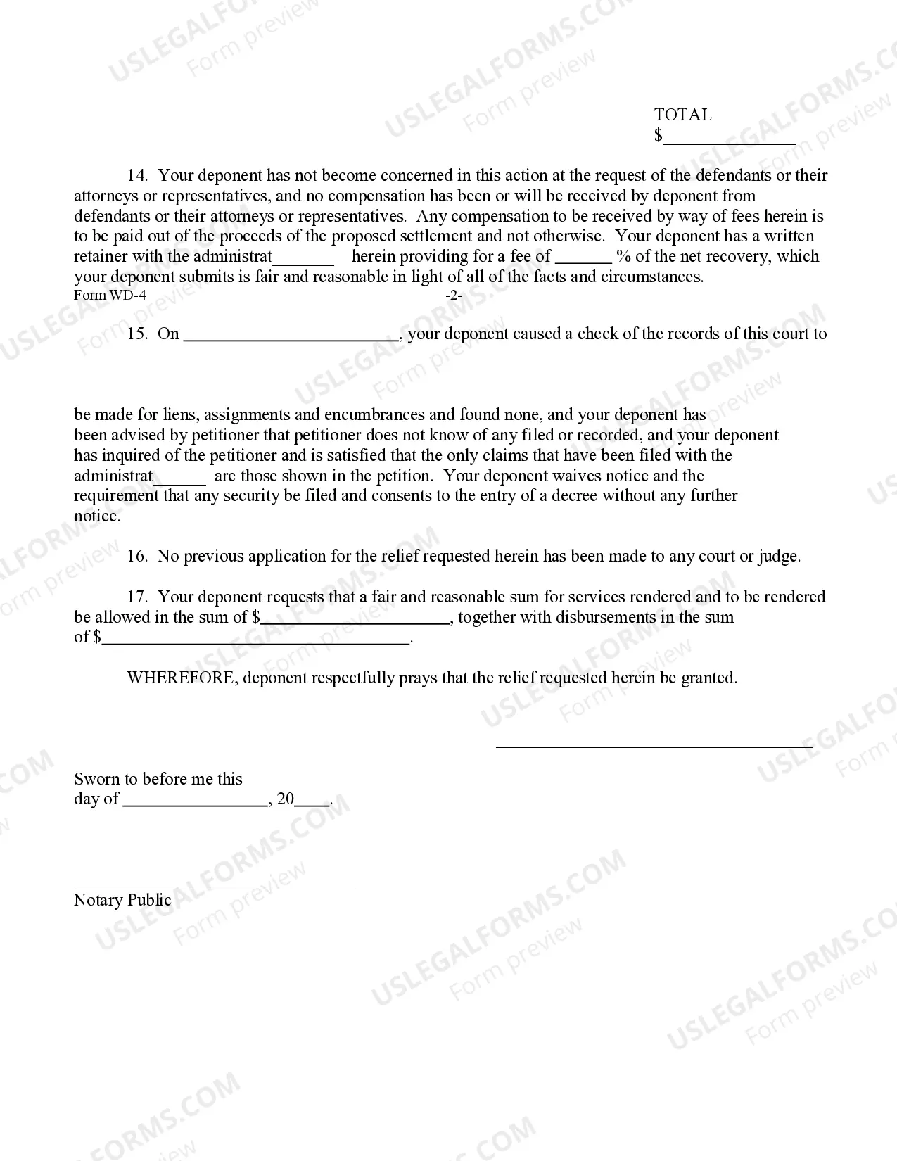 Preview Attorneys Affidavit