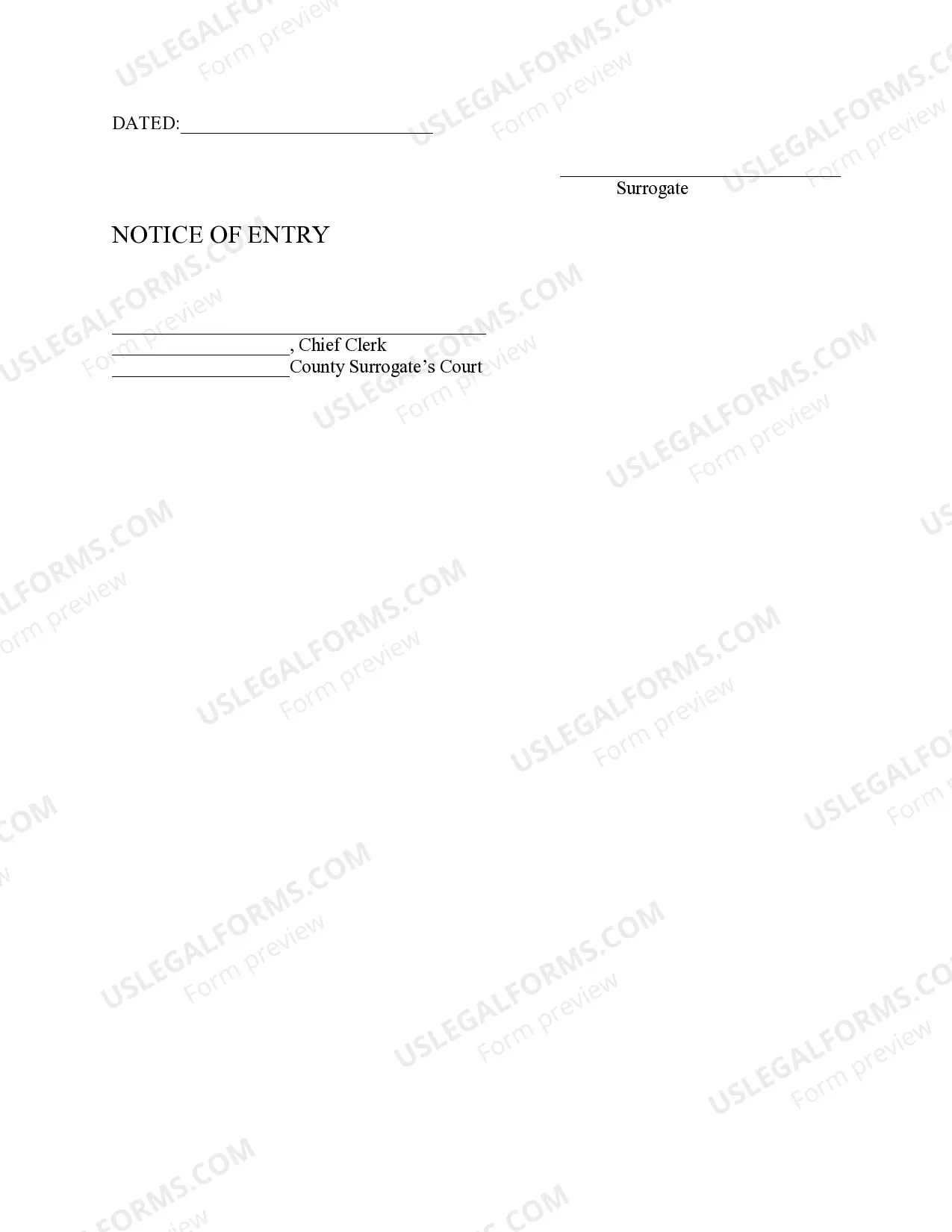 Preview Decree (Wrongful Death)
