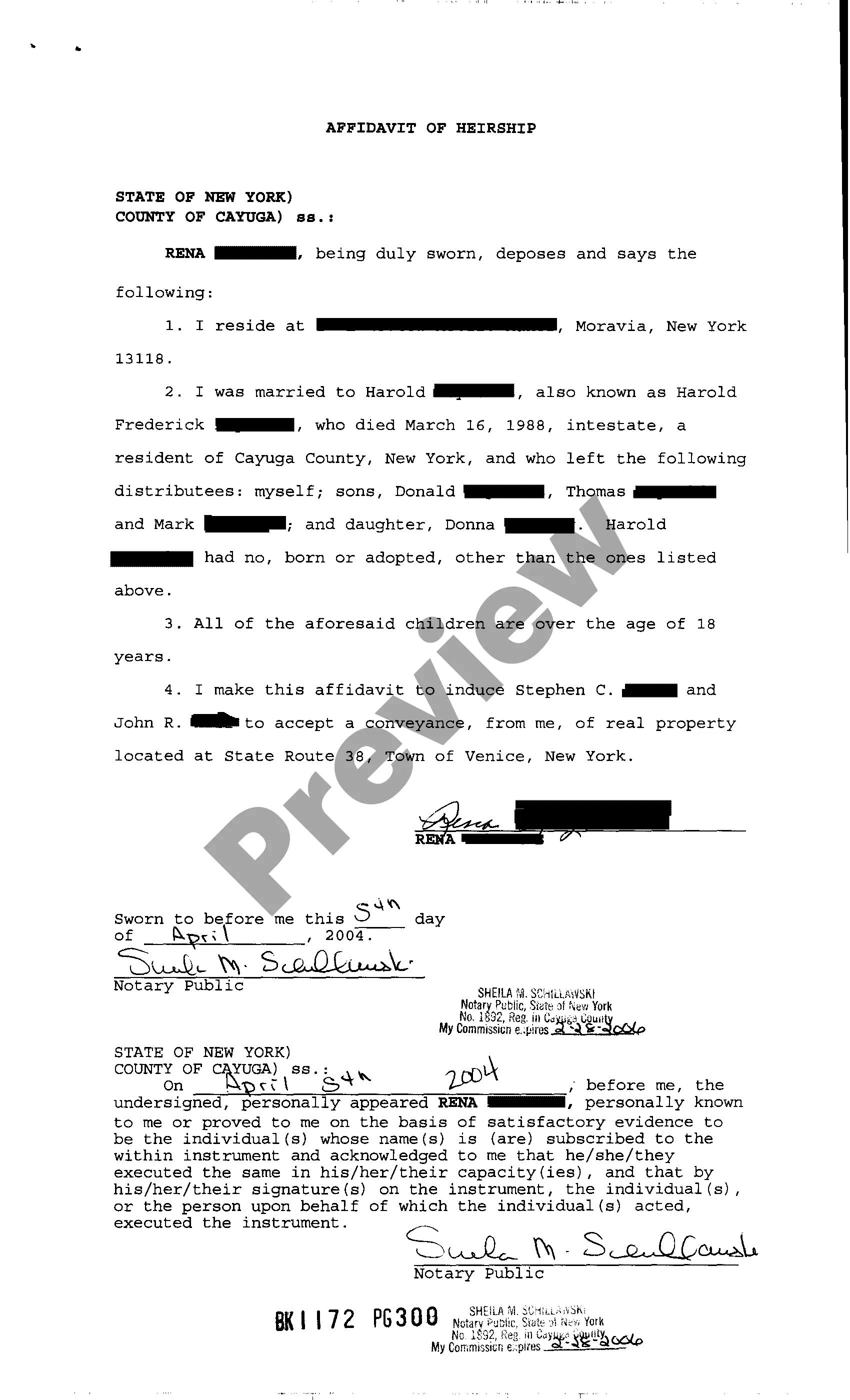 Get Affidavit of Heirship - Descent Preview Affidavit of Heirship - Descent