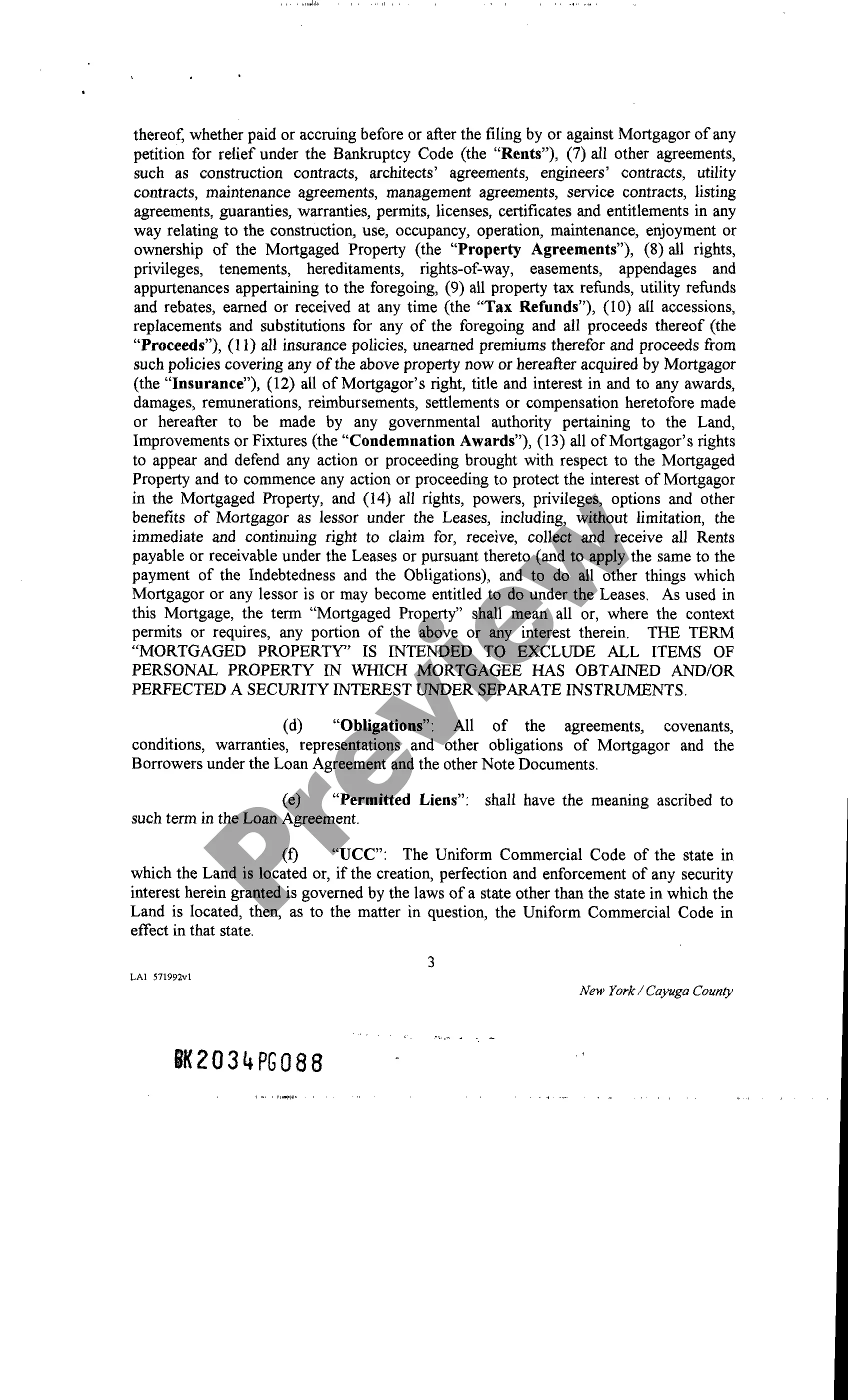 Get Assignment of Rents and Leases Preview Assignment of Rents and Leases