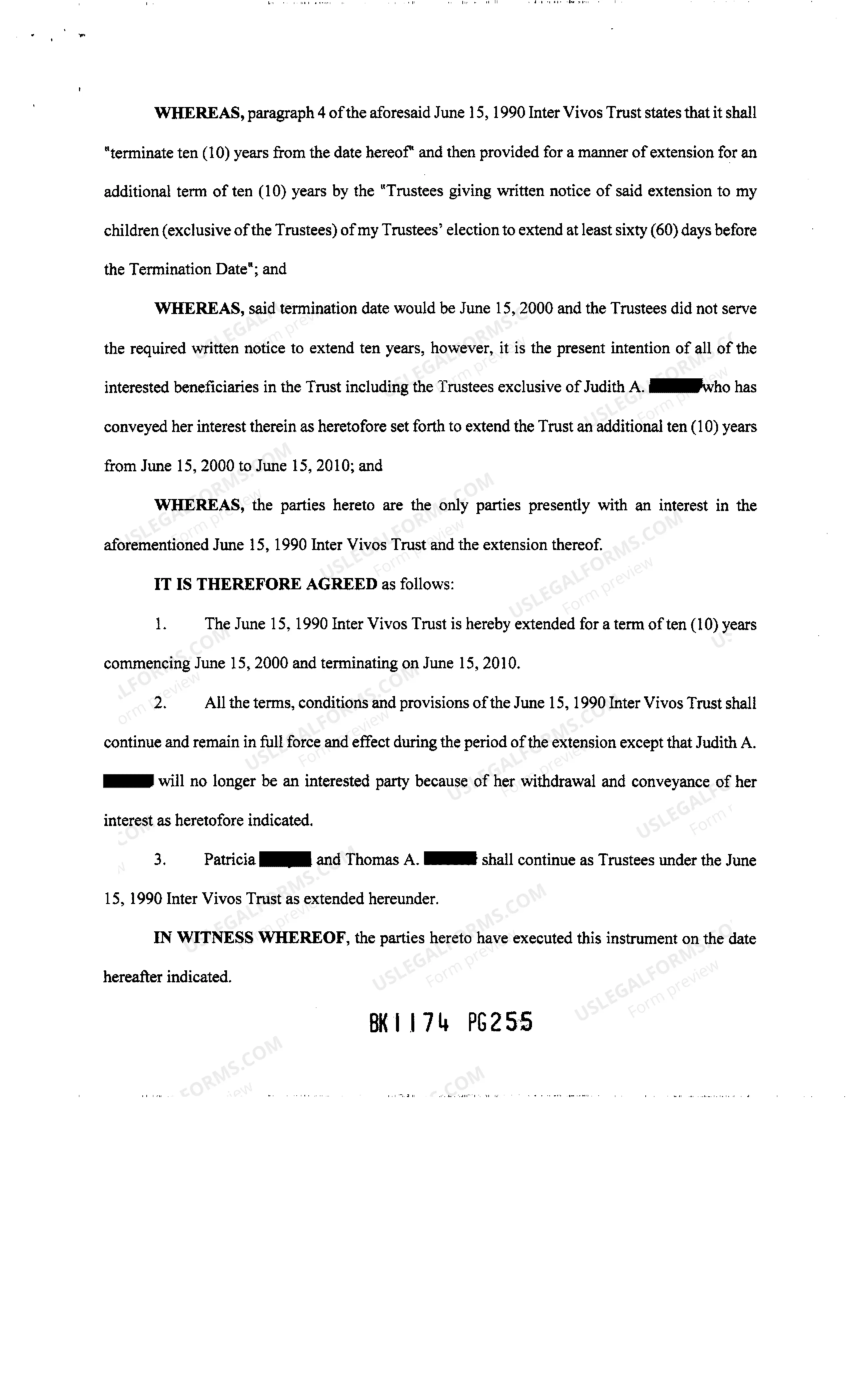 Preview Inter Vivos Trust Agreement