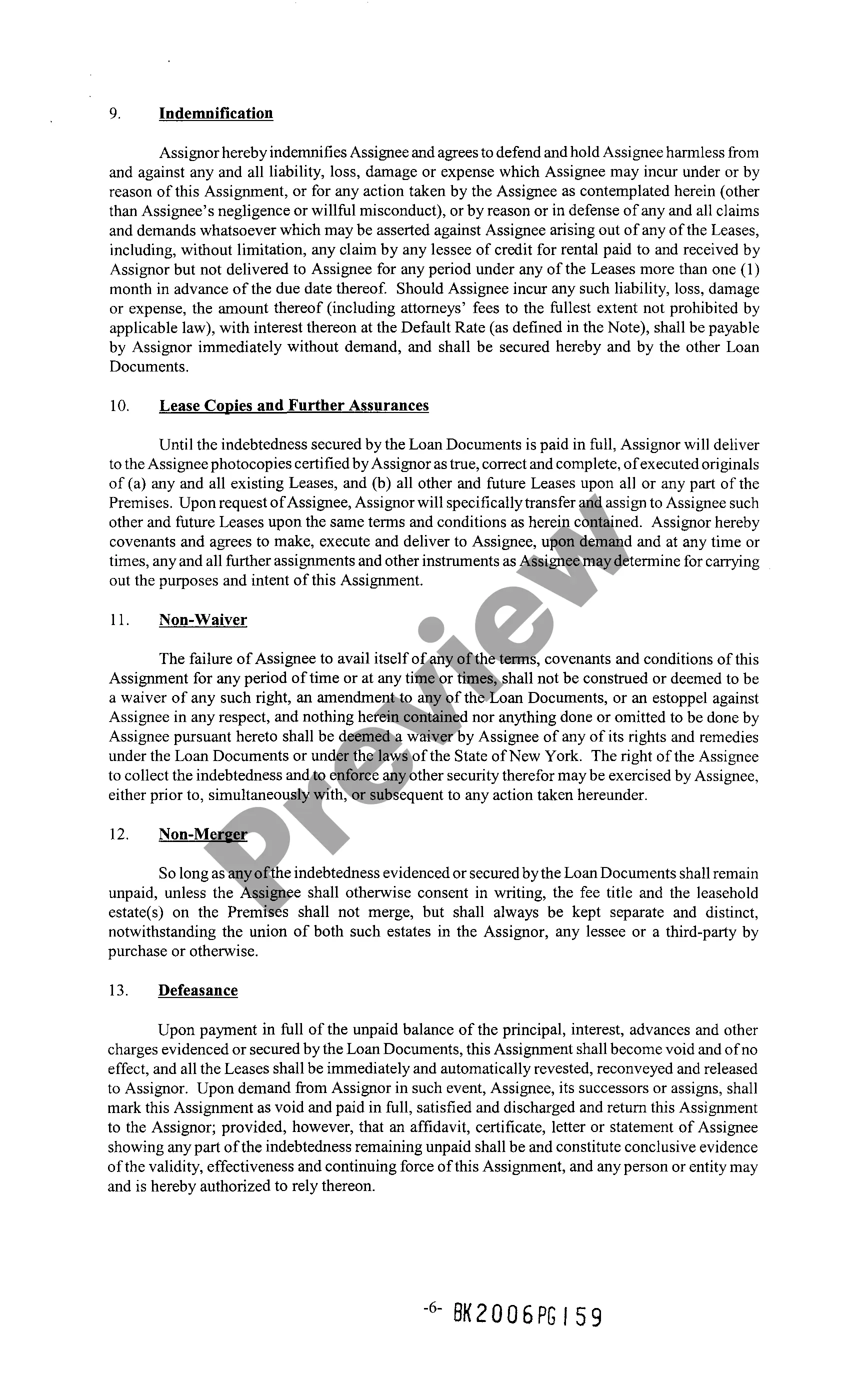 Get Assignment of Rents and Leases Preview Assignment of Rents and Leases