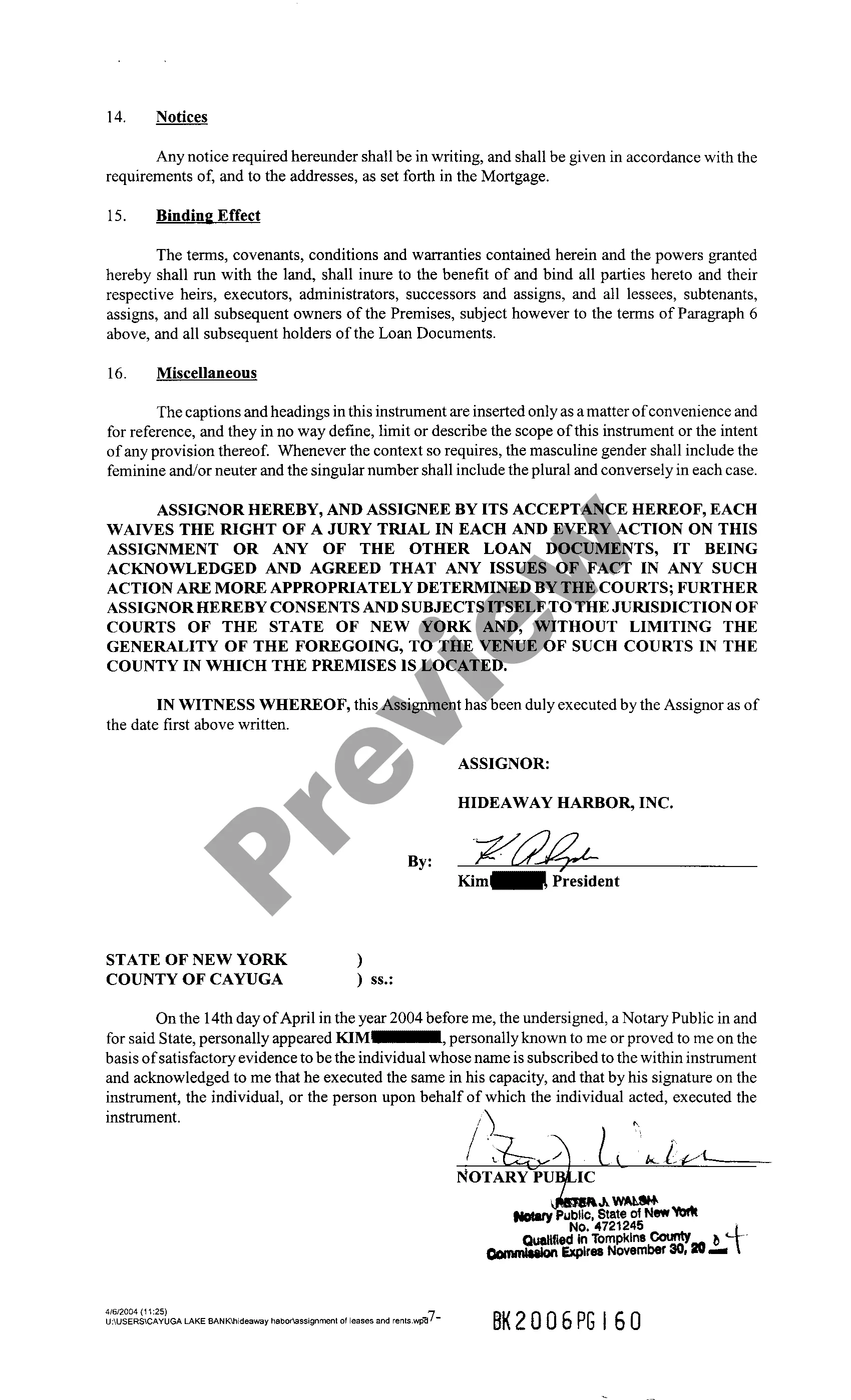 Get Assignment of Rents and Leases Preview Assignment of Rents and Leases