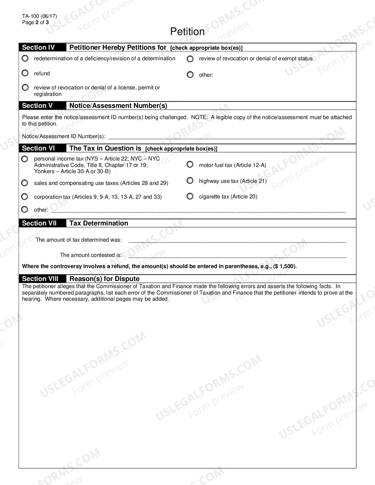 Preview Petition