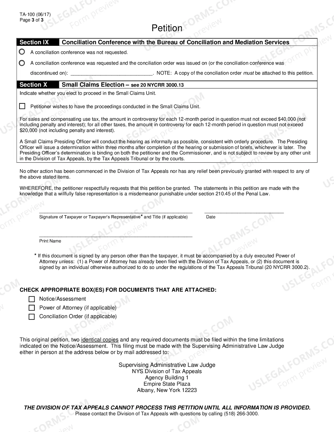 Preview Petition