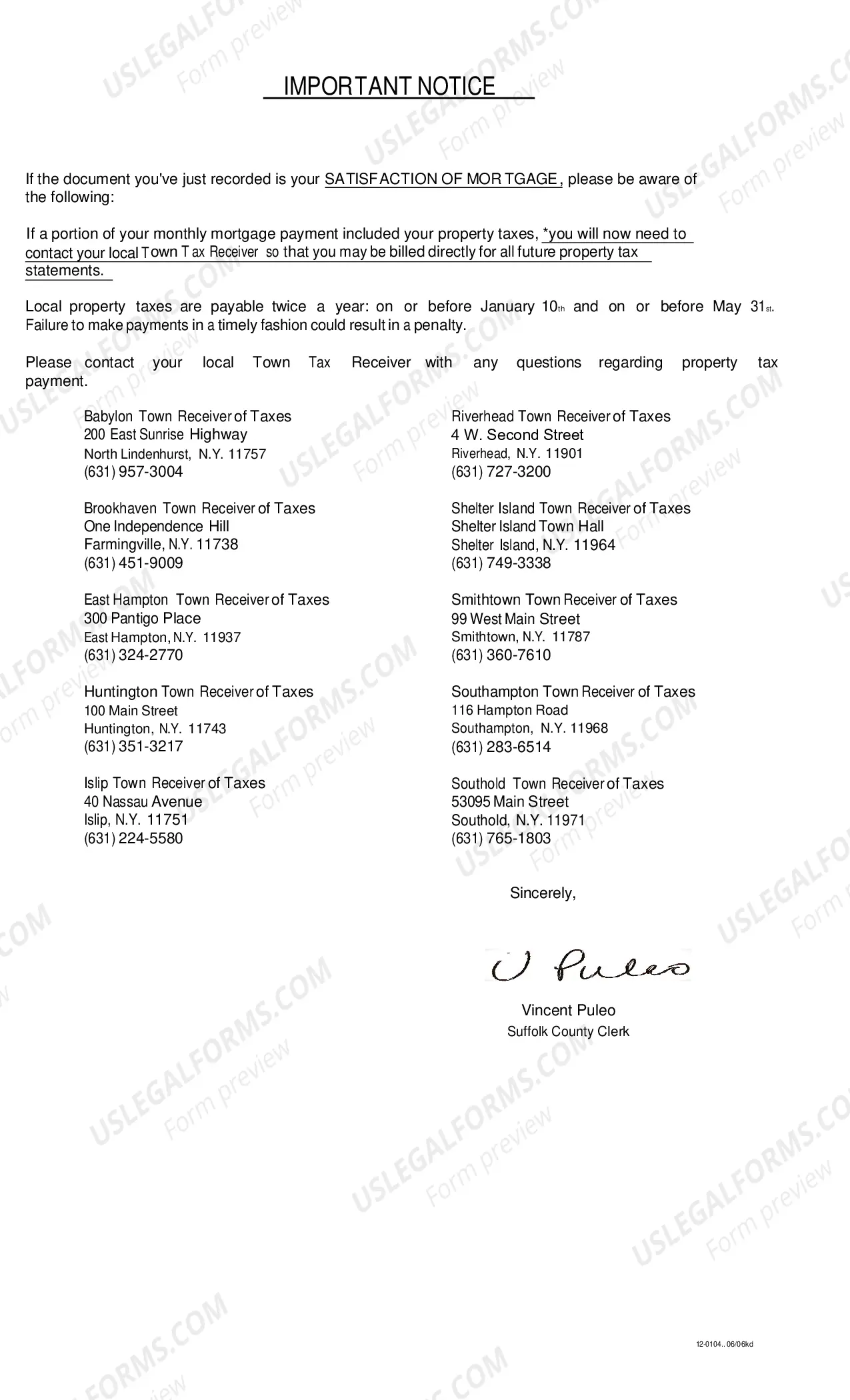 Preview Suffolk County Recording And Endorsement Page