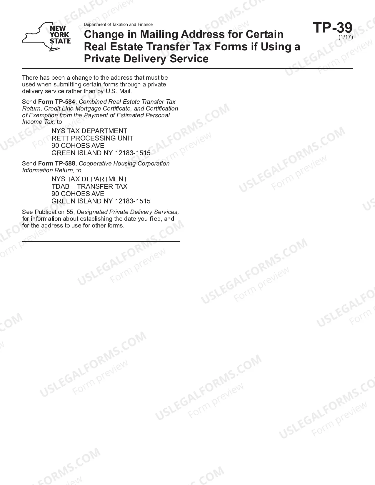 Preview Cooperative Housing Corporation Information Return