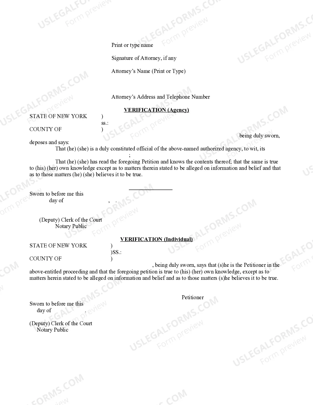 Preview Petition (Abandonment)