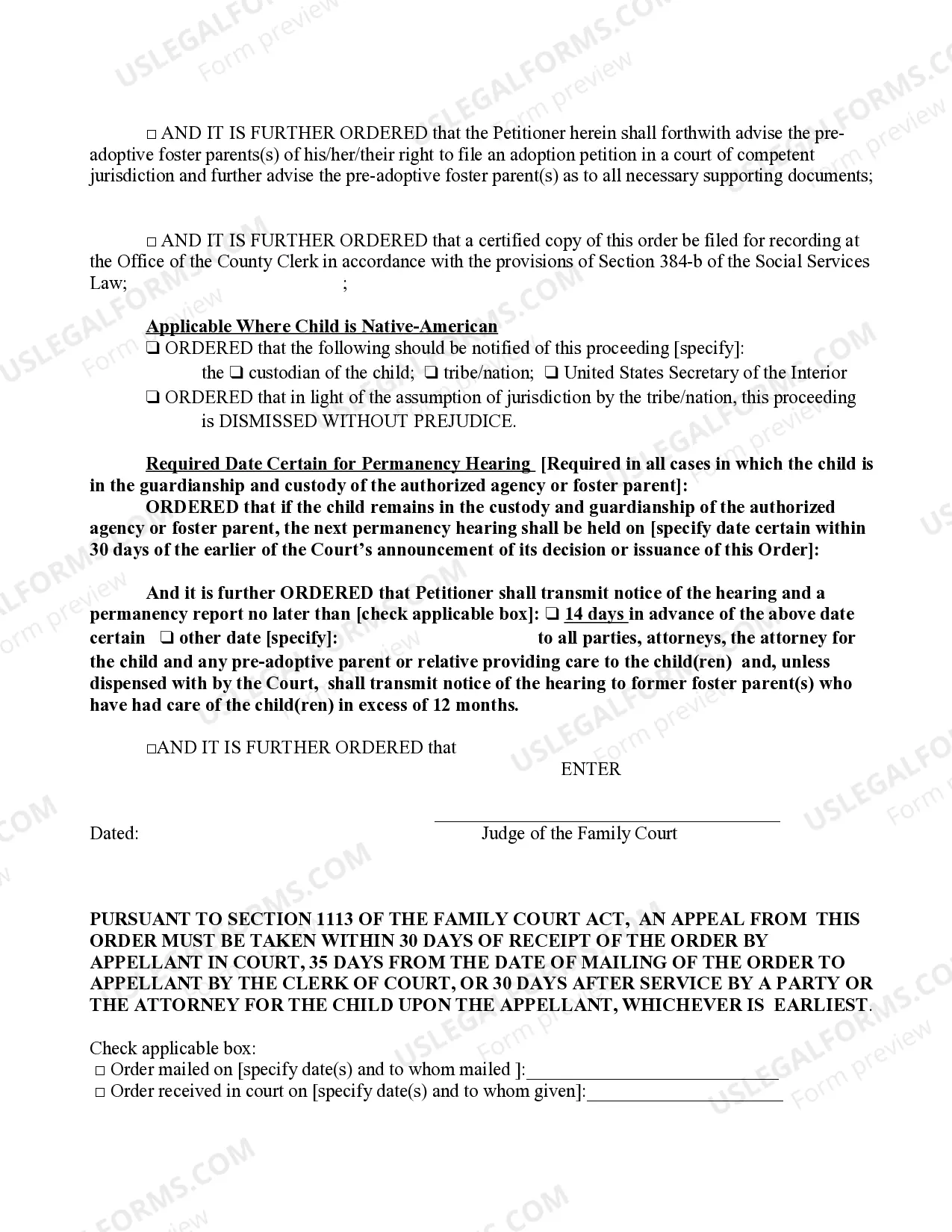 Preview Findings of Fact Conclusions of Law And Order of Disposition (Abandoned Child)