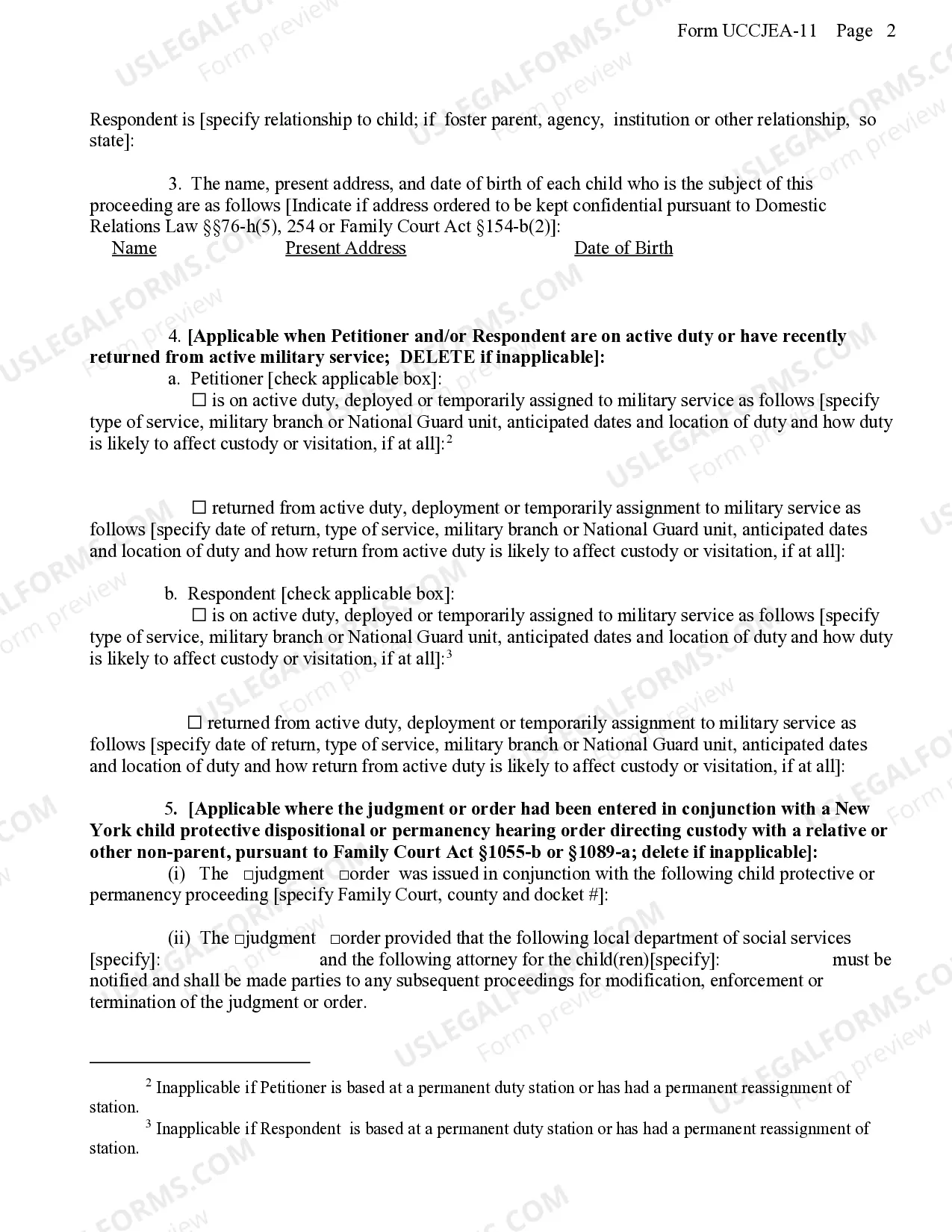 Preview Petition To Enforce Custody Or Visitation Order