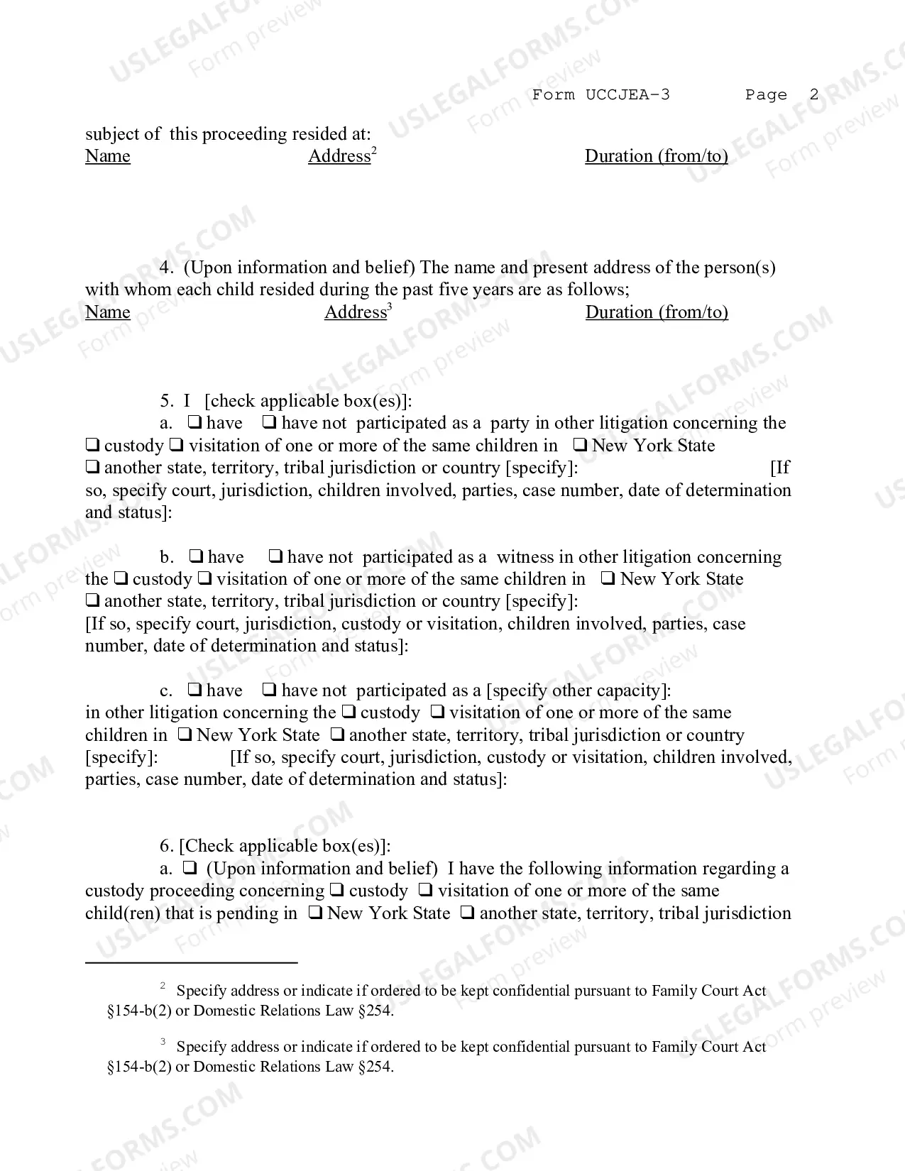 Preview Affidavit