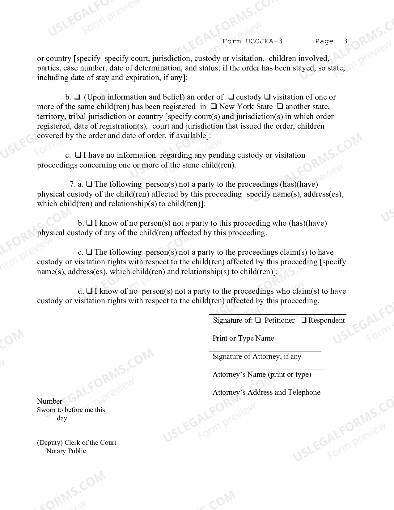 Preview Affidavit