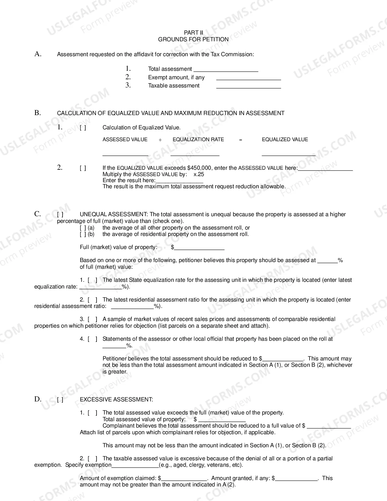Preview Petition Small Claims Assessment Review In Counties In New York City