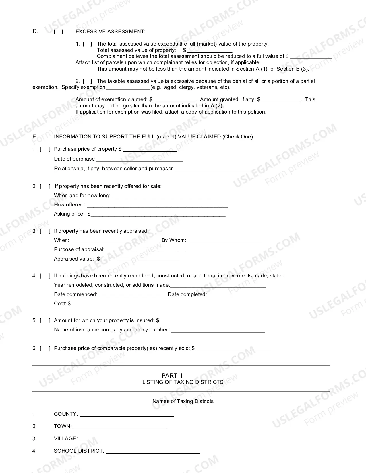 Preview Small Claims Assessment Review (SCAR) Petition