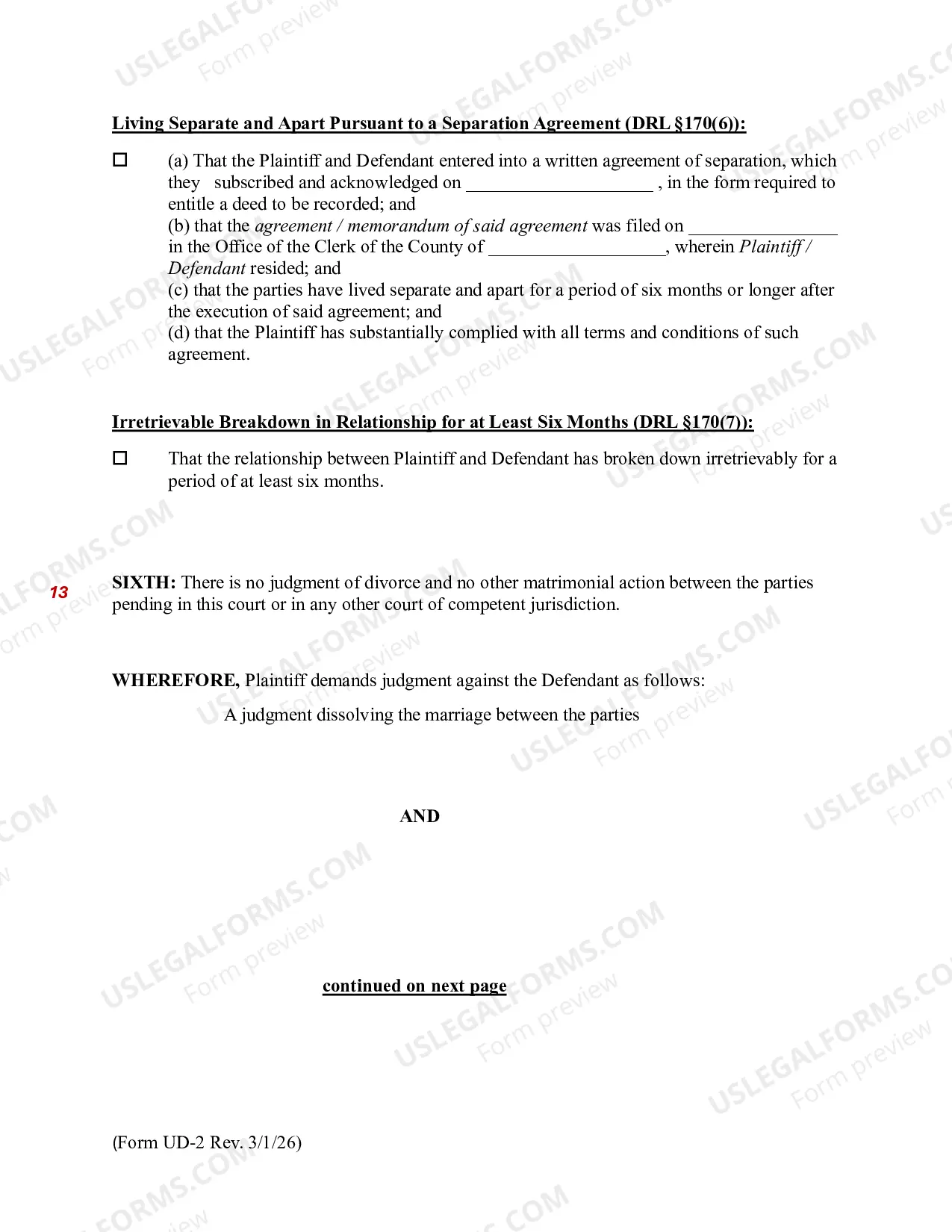 Preview Verified Complaint (UD-2)