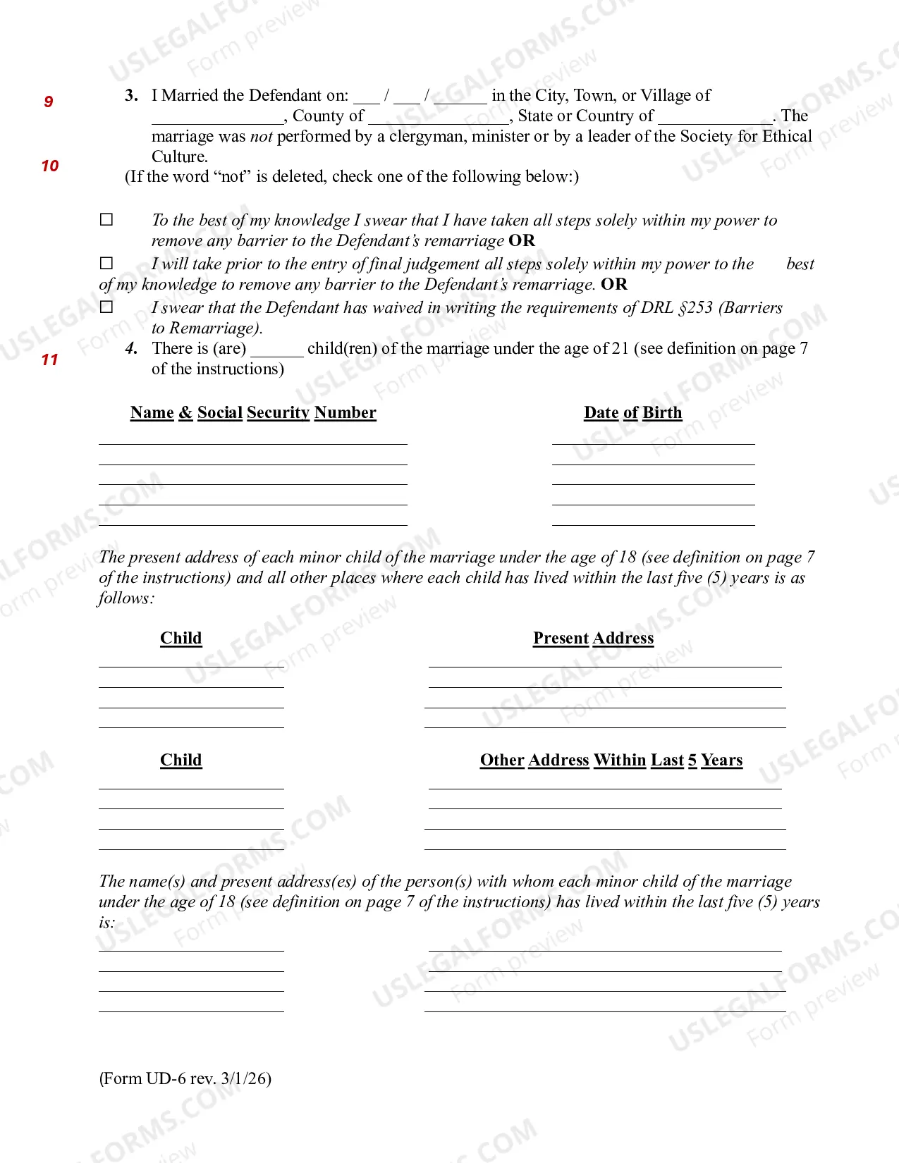 Preview Affidavit of Plaintiff