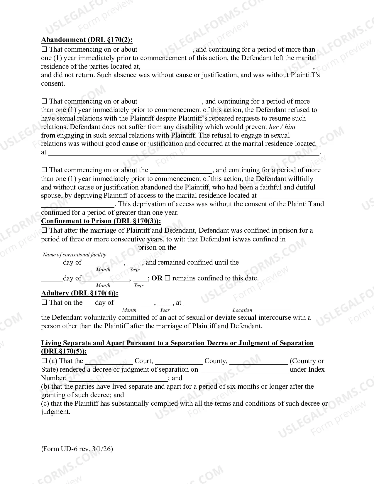 Preview Affidavit of Plaintiff