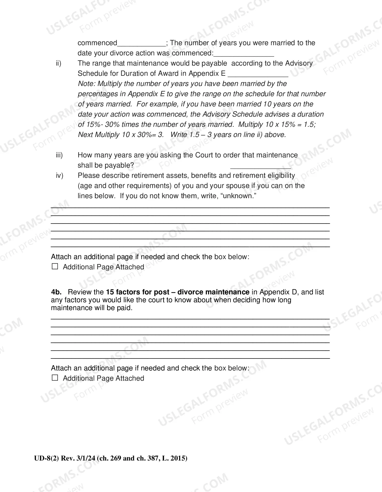 Preview Maintenance Guidelines Worksheet.