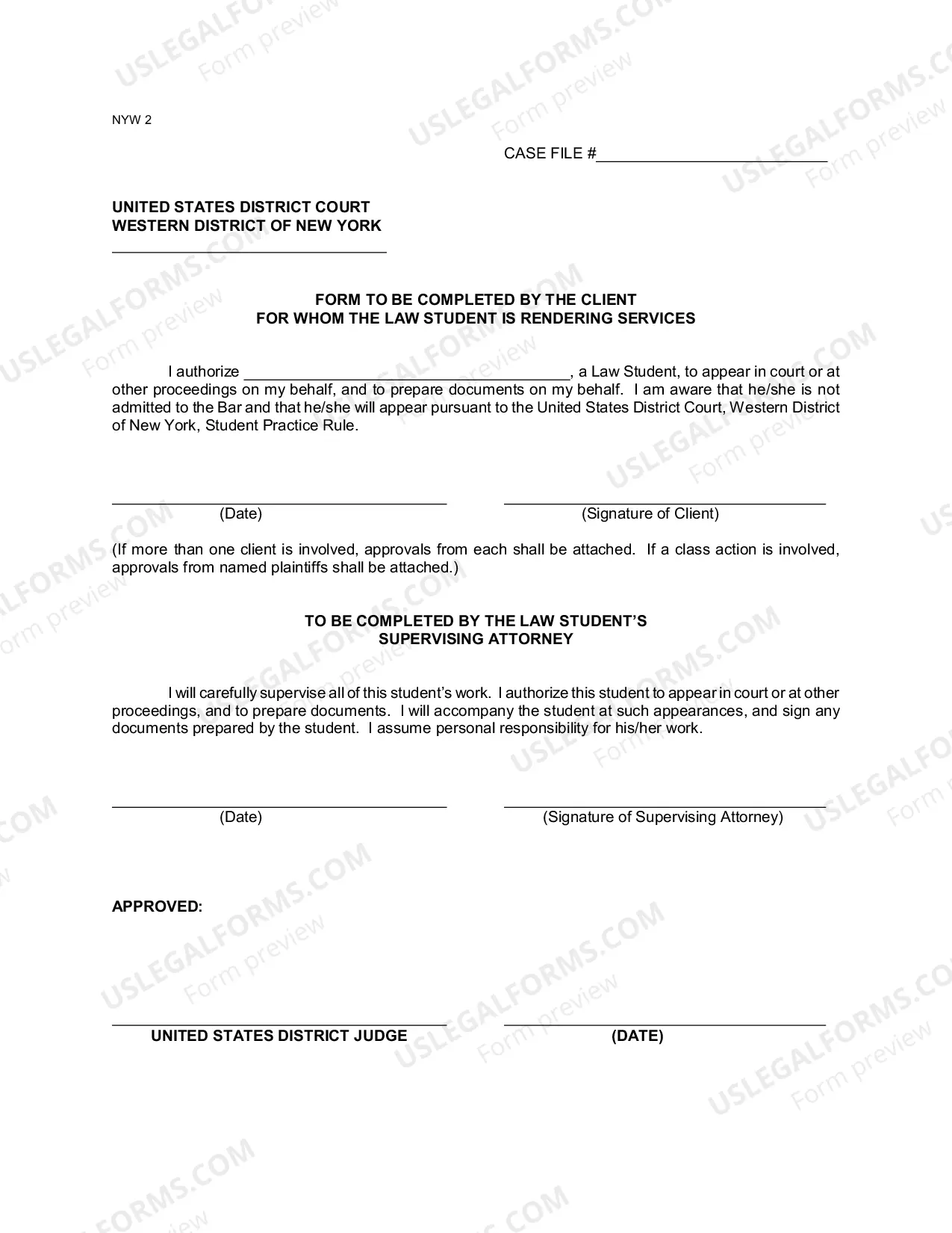 Preview NYW1 & NYW2 Student Practice Forms