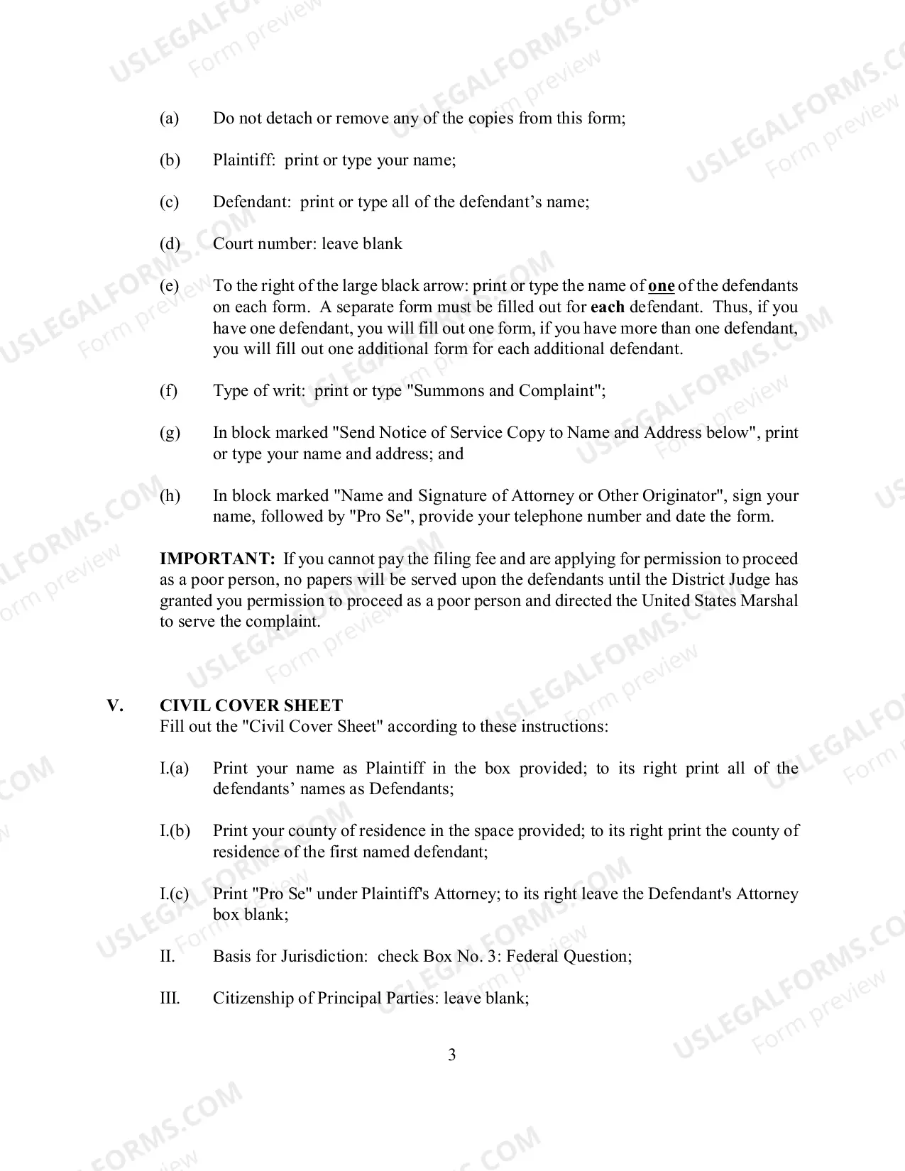 Preview Discrimination Instructions