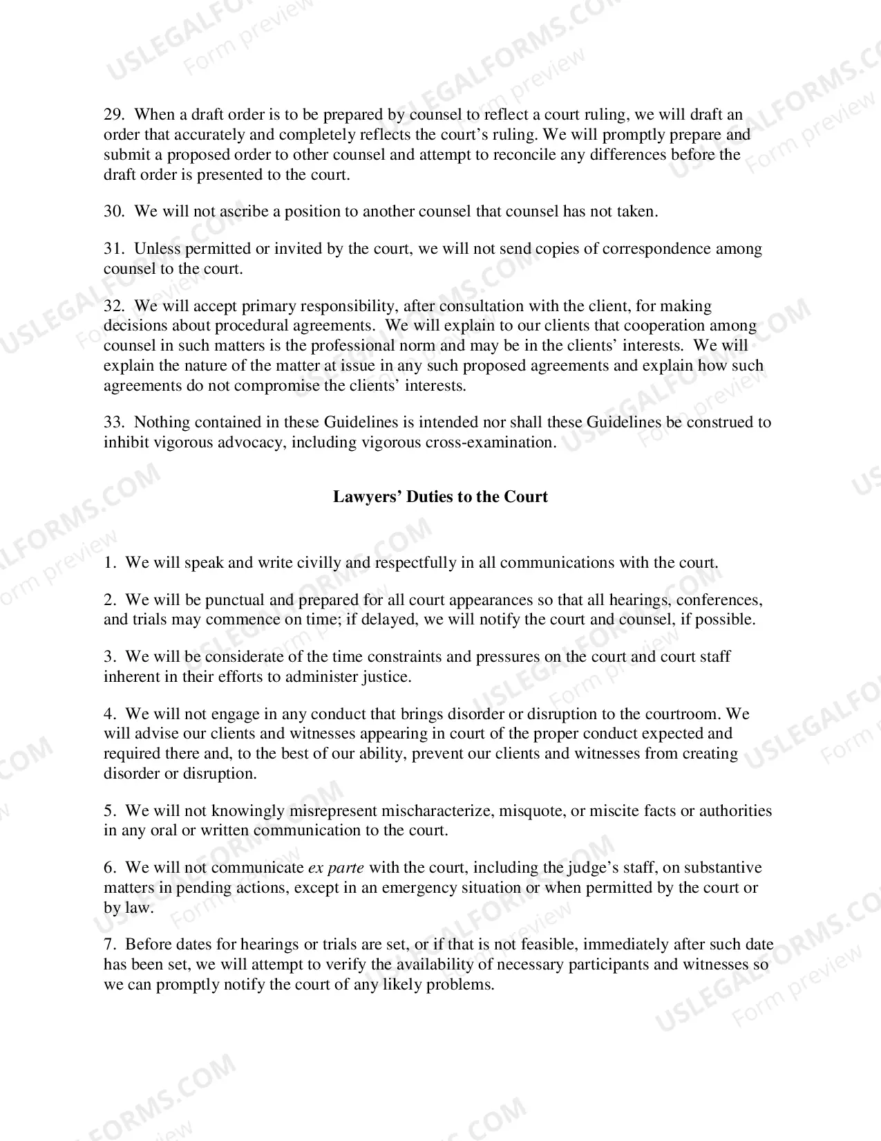 Preview Civility Principles